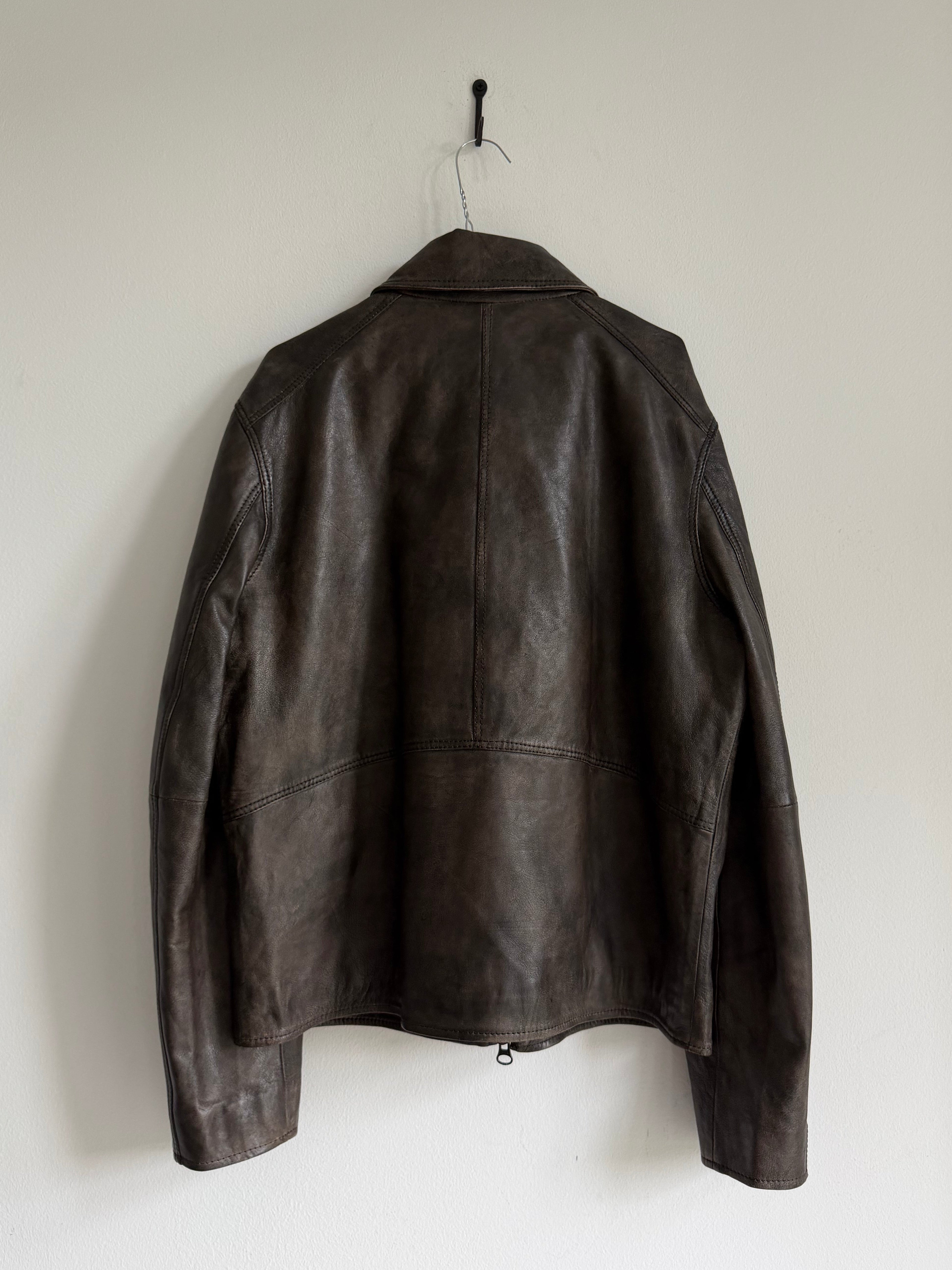 SAMSOE SAMSOE LEATHER JACKET
