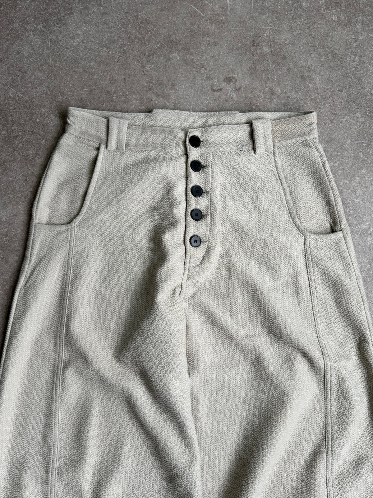 VINTAGE WAFFLE KNIT BALLOON PANTS