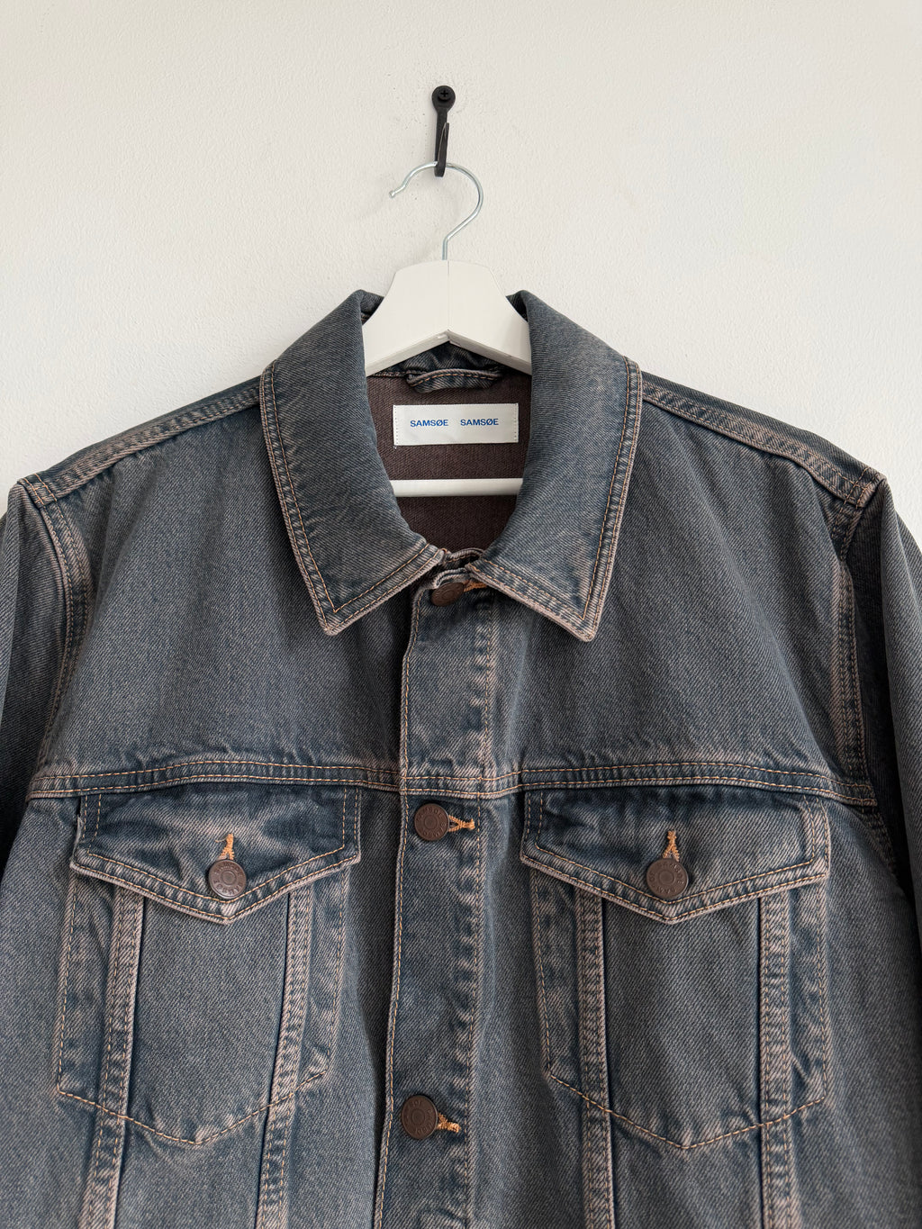 SAMSOE SAMSOE WASHED DENIM JACKET
