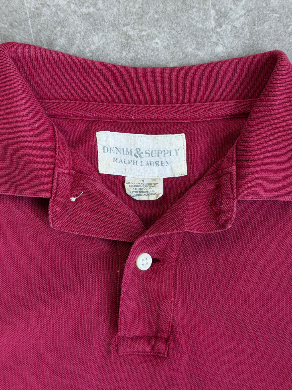 VINTAGE RL PATCH POLO SHIRT