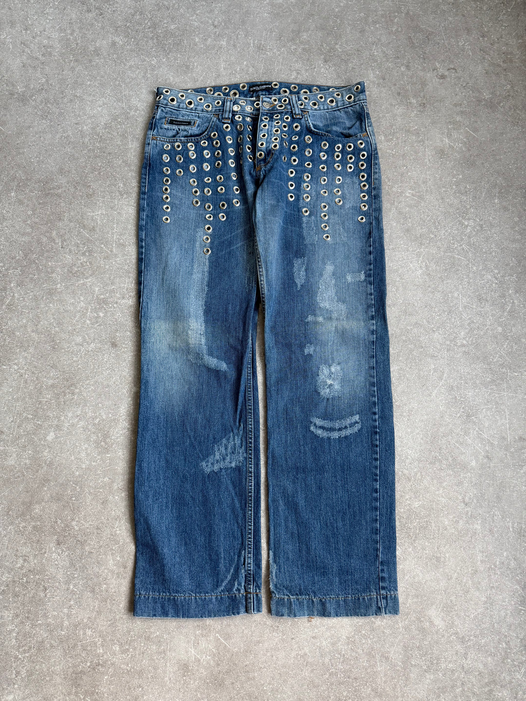 DOLCE GABBANA SS06 EYELET DENIM