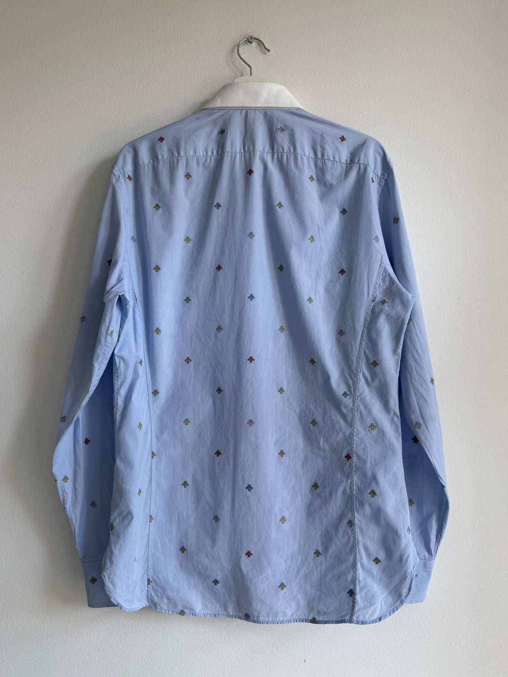 GUCCI EMBROIDERED „BEE“ BUTTON UP SHIRT