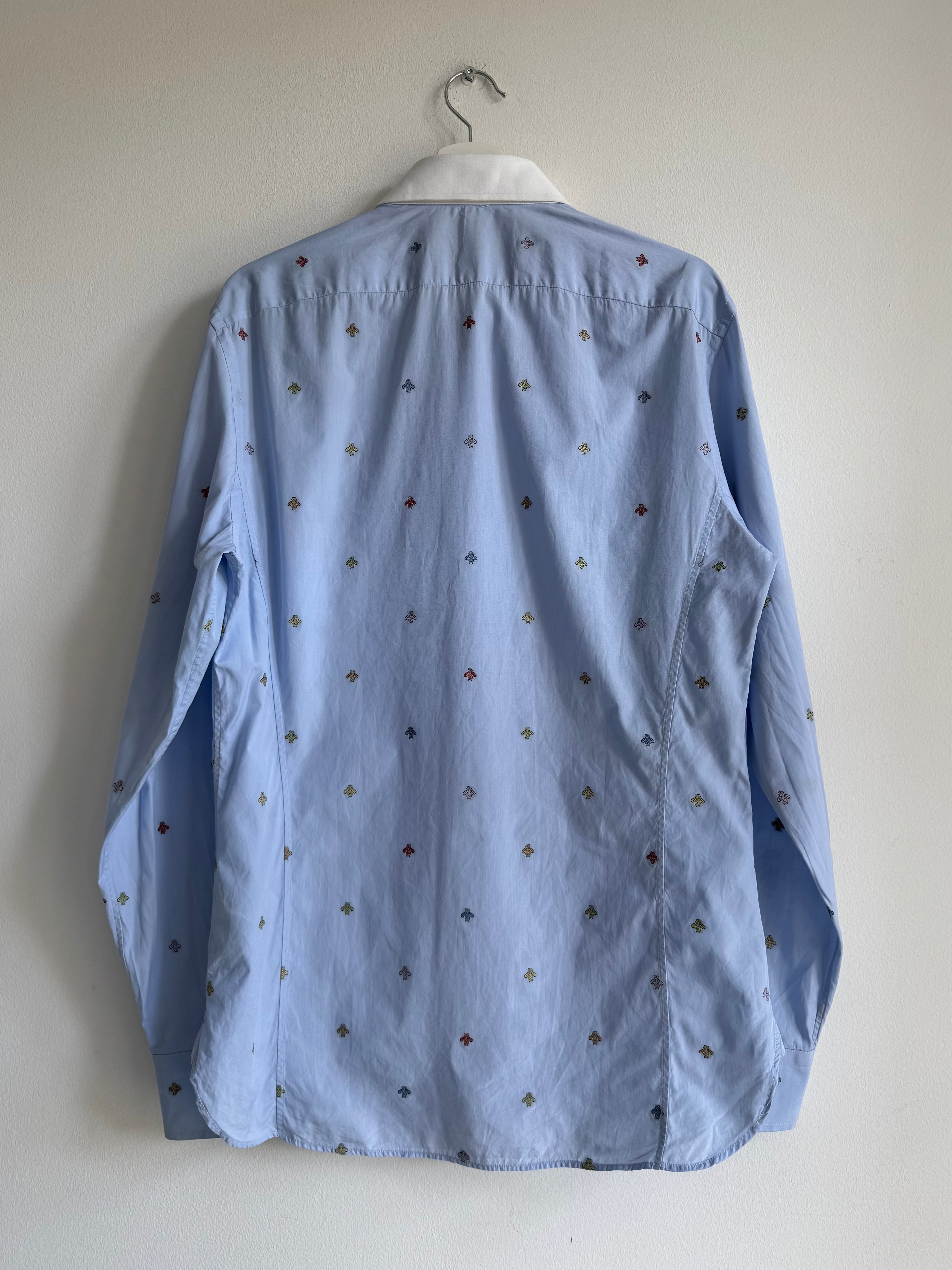 GUCCI EMBROIDERED „BEE“ BUTTON UP SHIRT