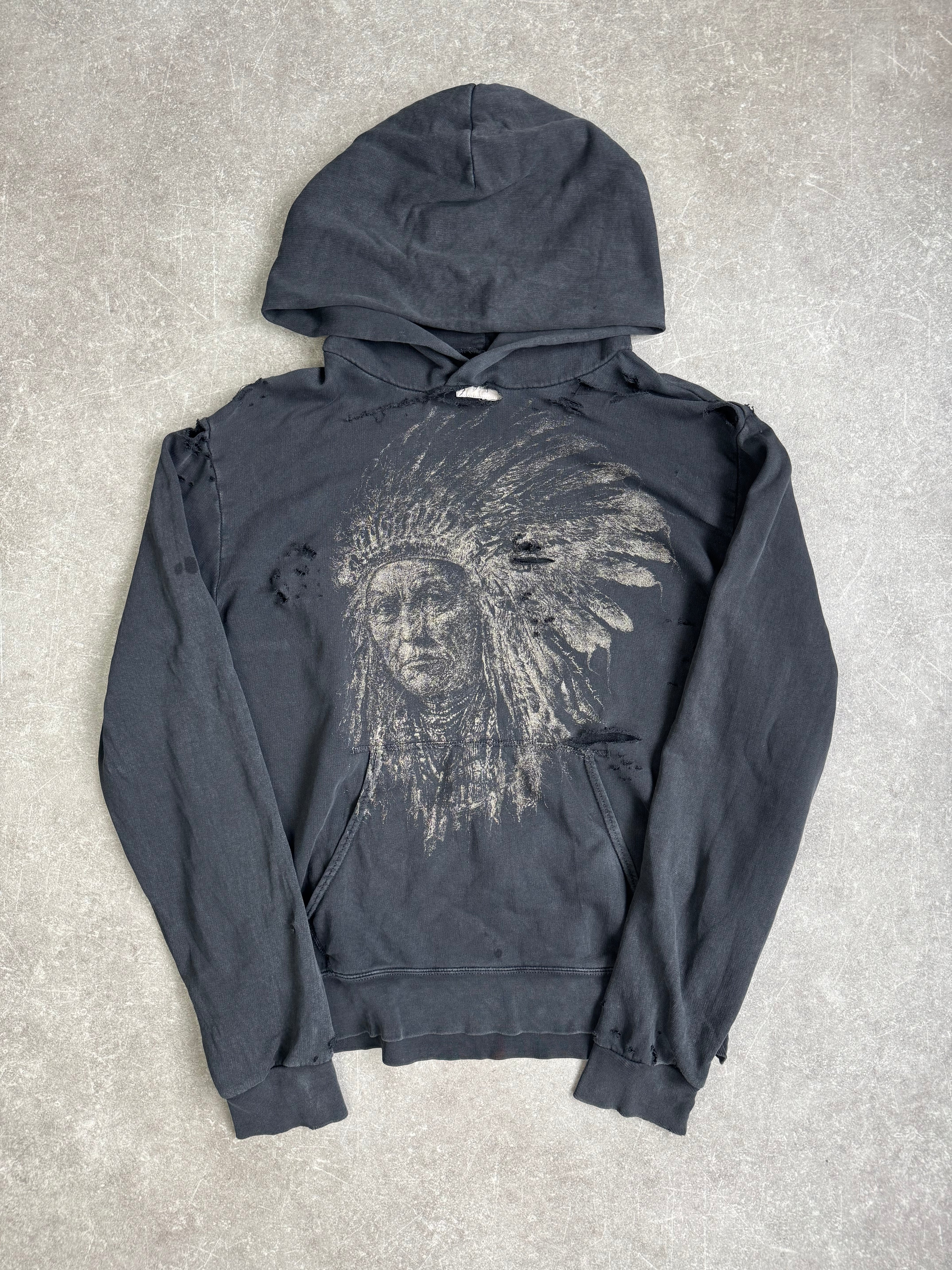 VINTAGE DISTRESSED RL GRAPHIC HOODIE