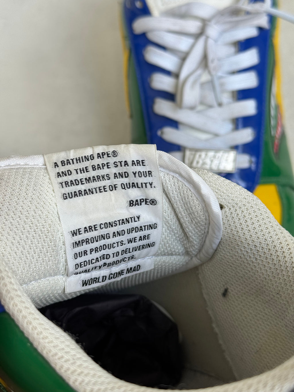 BAPESTA PATENT LEATHER “BRAZIL”