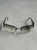VINTAGE CHANEL STUDDED SHIELD FRAME GLASSES