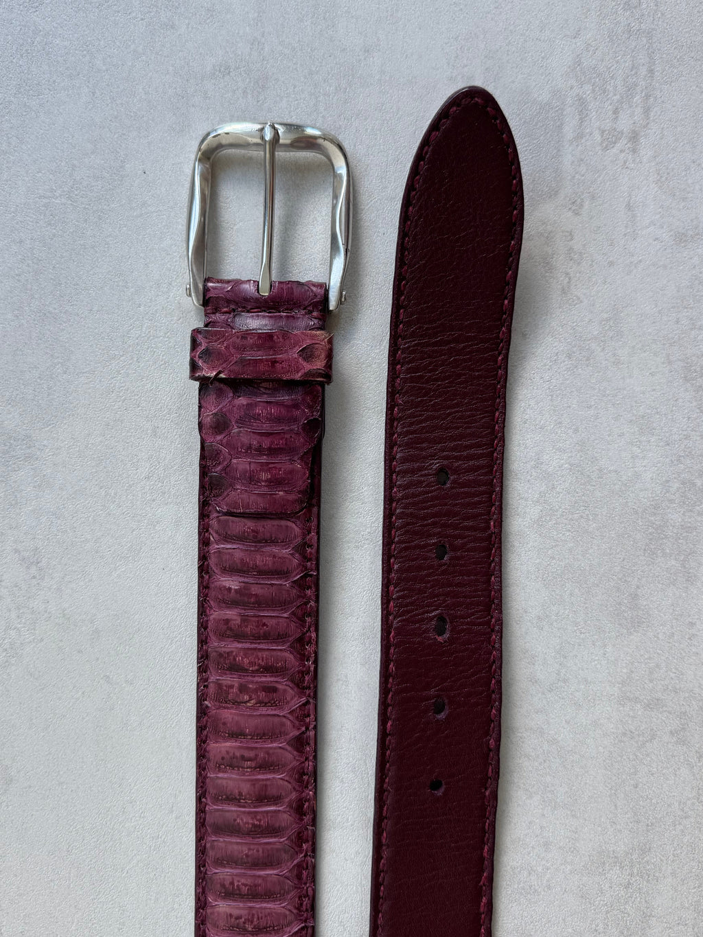 SNAKE SKIN BELT