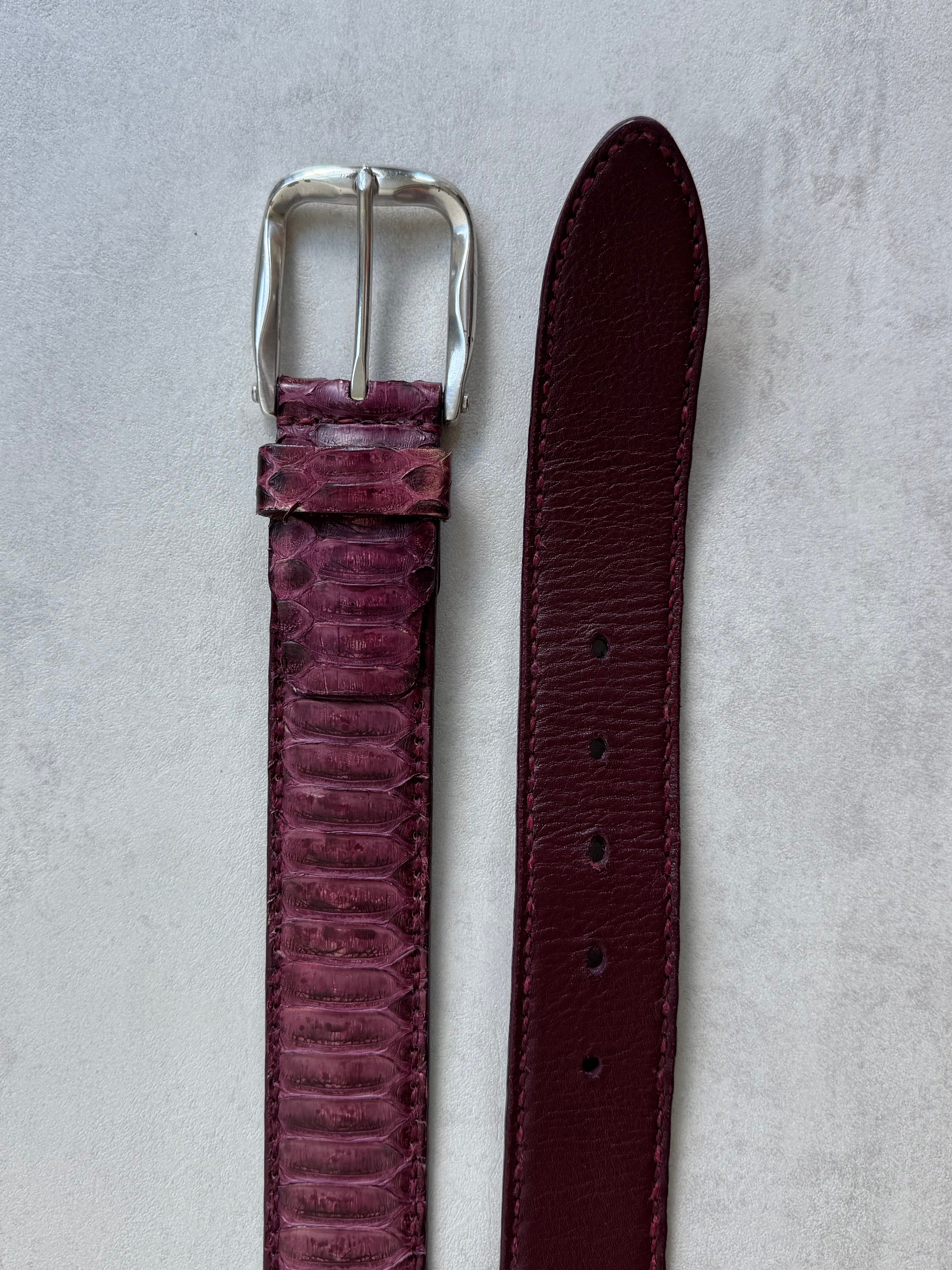 SNAKE SKIN BELT