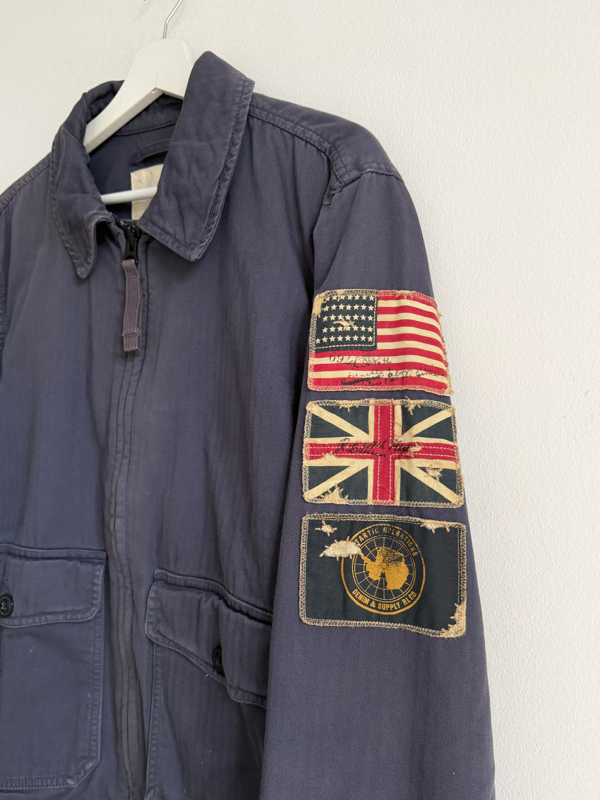 2010s RALPH LAUREN DENIM & SUPPLY CARGO PATCH JACKET