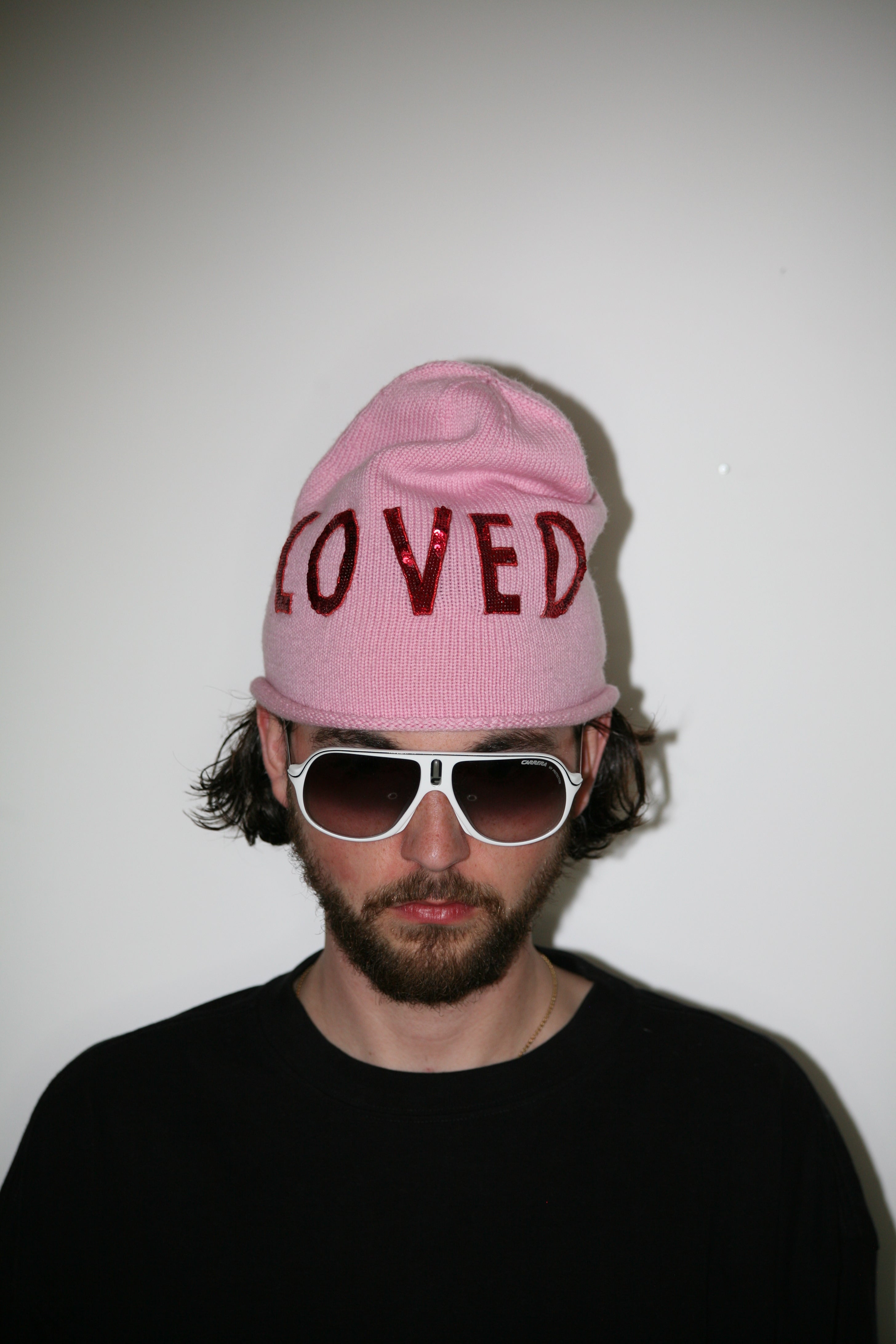GUCCI WOOL „LOVED“ SEQUIN BEANIE