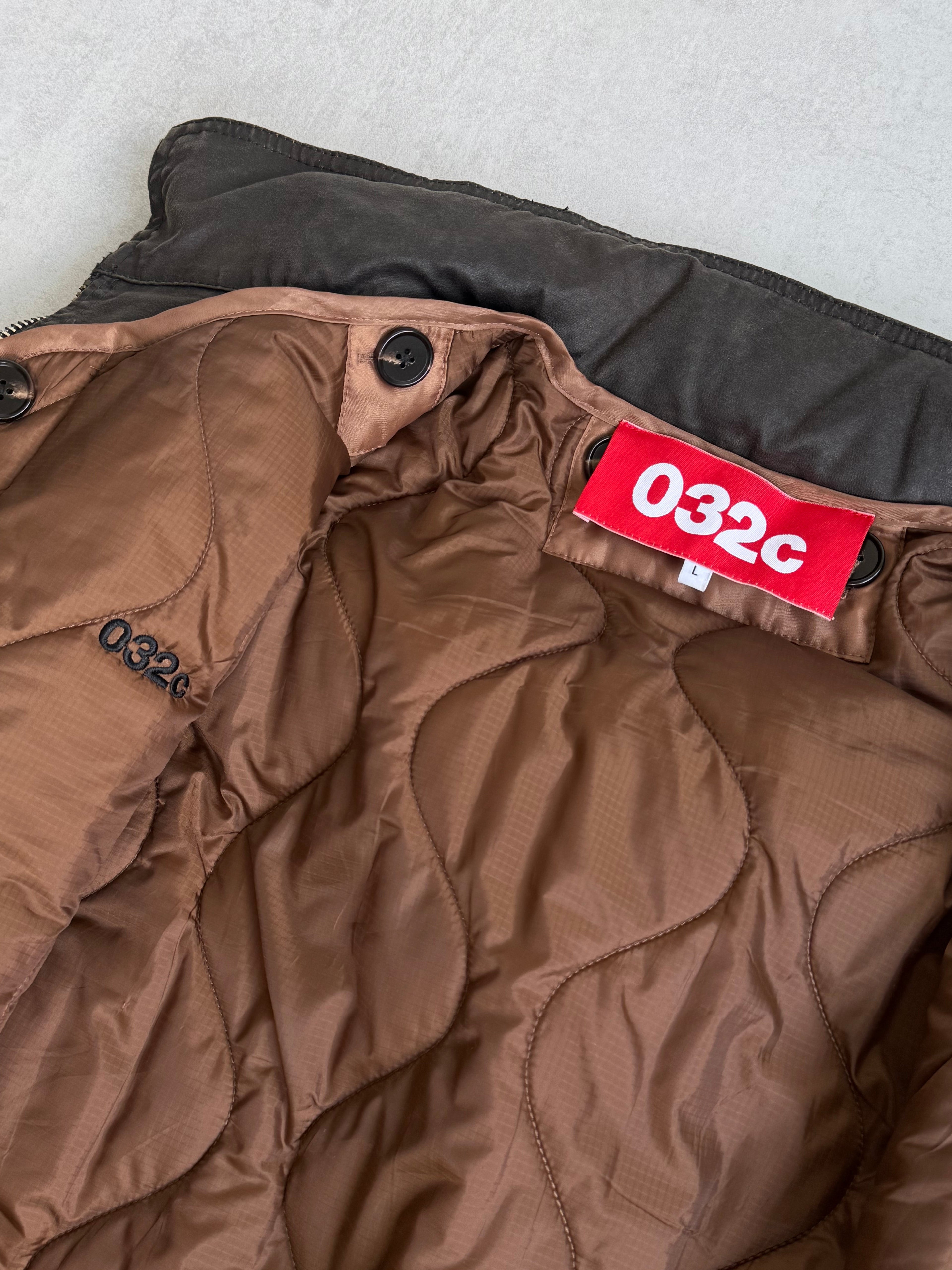 032c WAXED DOUBLE LAYERED COAT