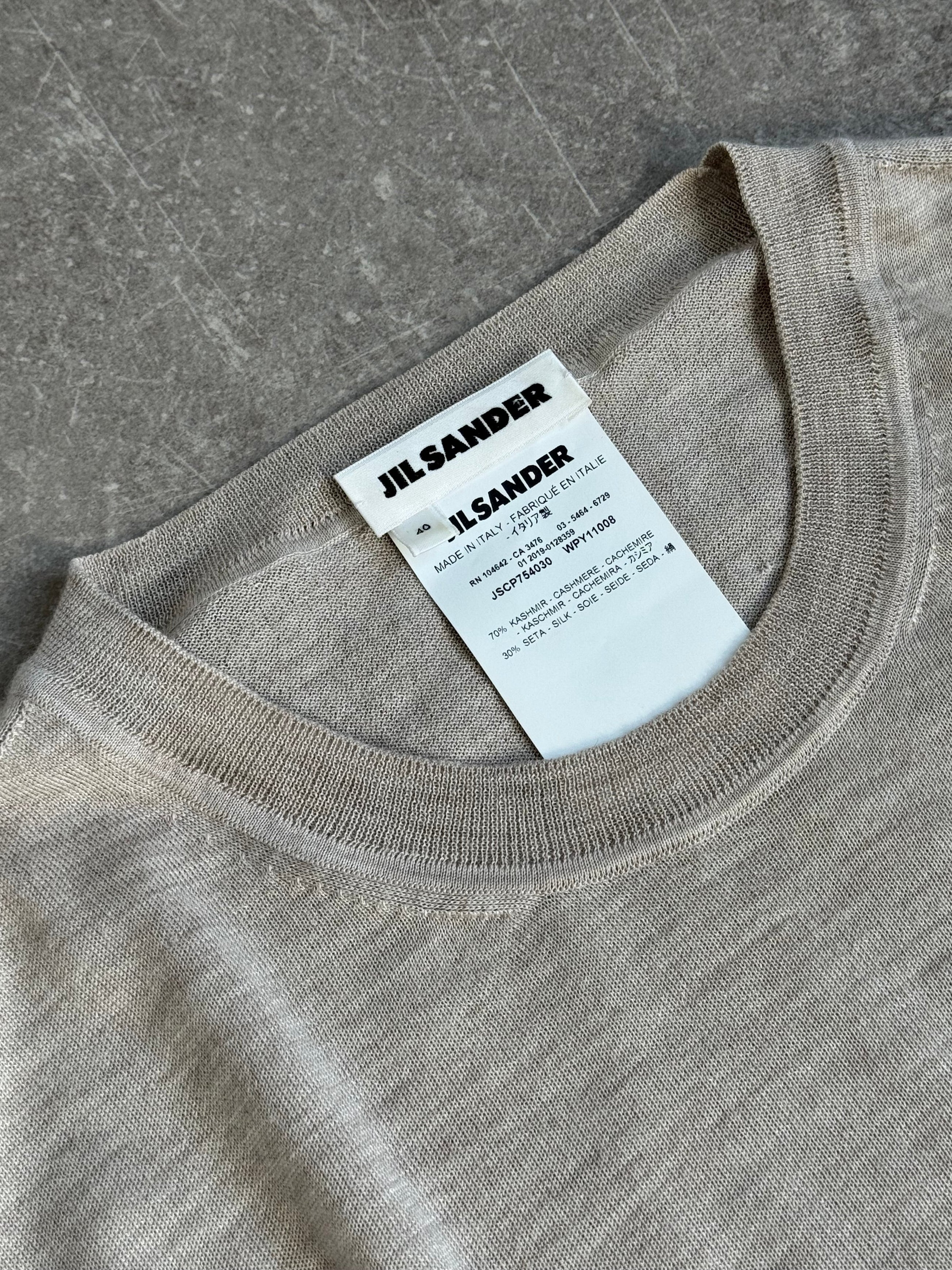 JIL SANDER CASHMERE SILK SWEATER