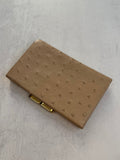 VINTAGE 50s OSTRICH LEATHER WALLET