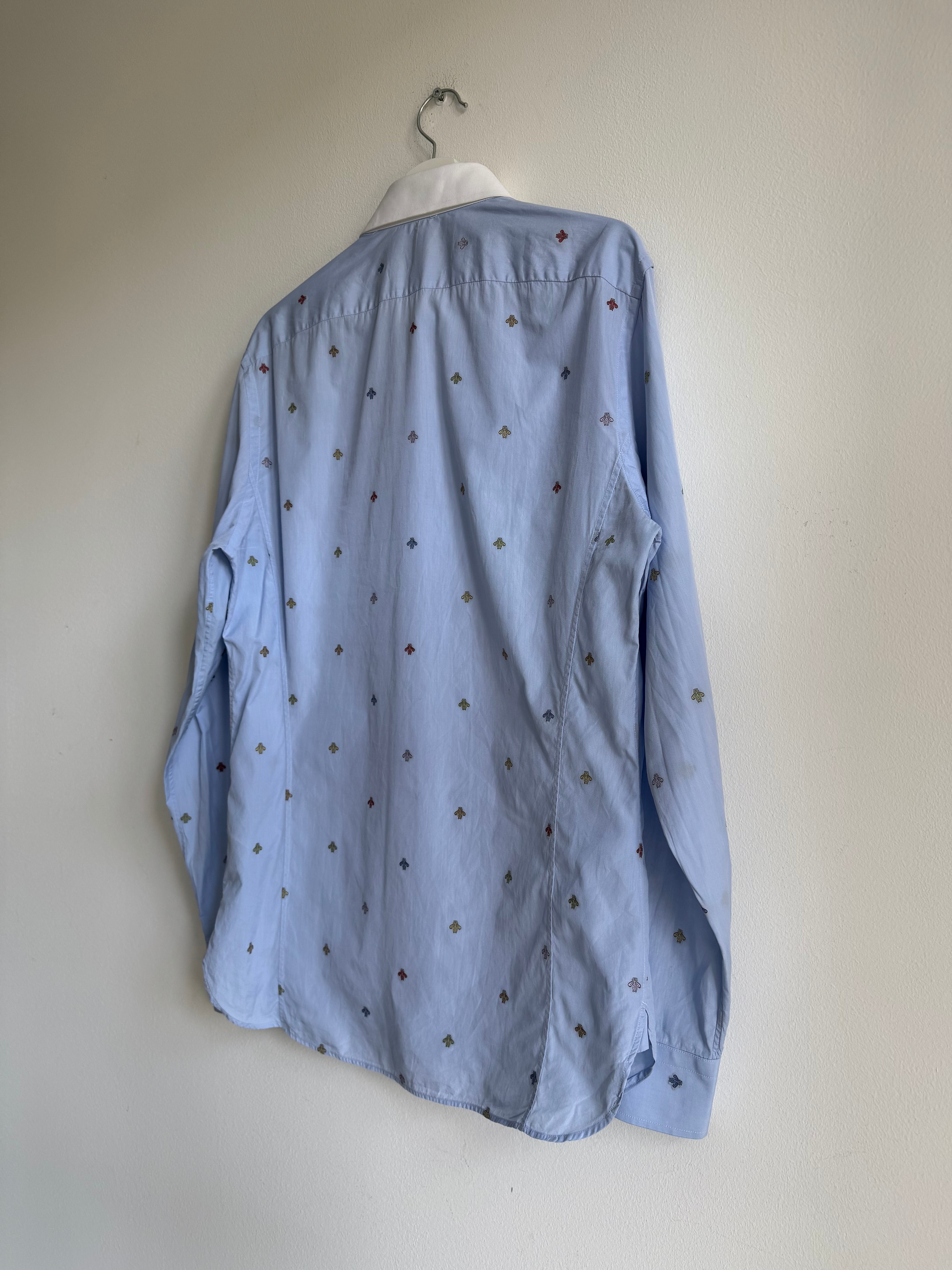 GUCCI EMBROIDERED „BEE“ BUTTON UP SHIRT