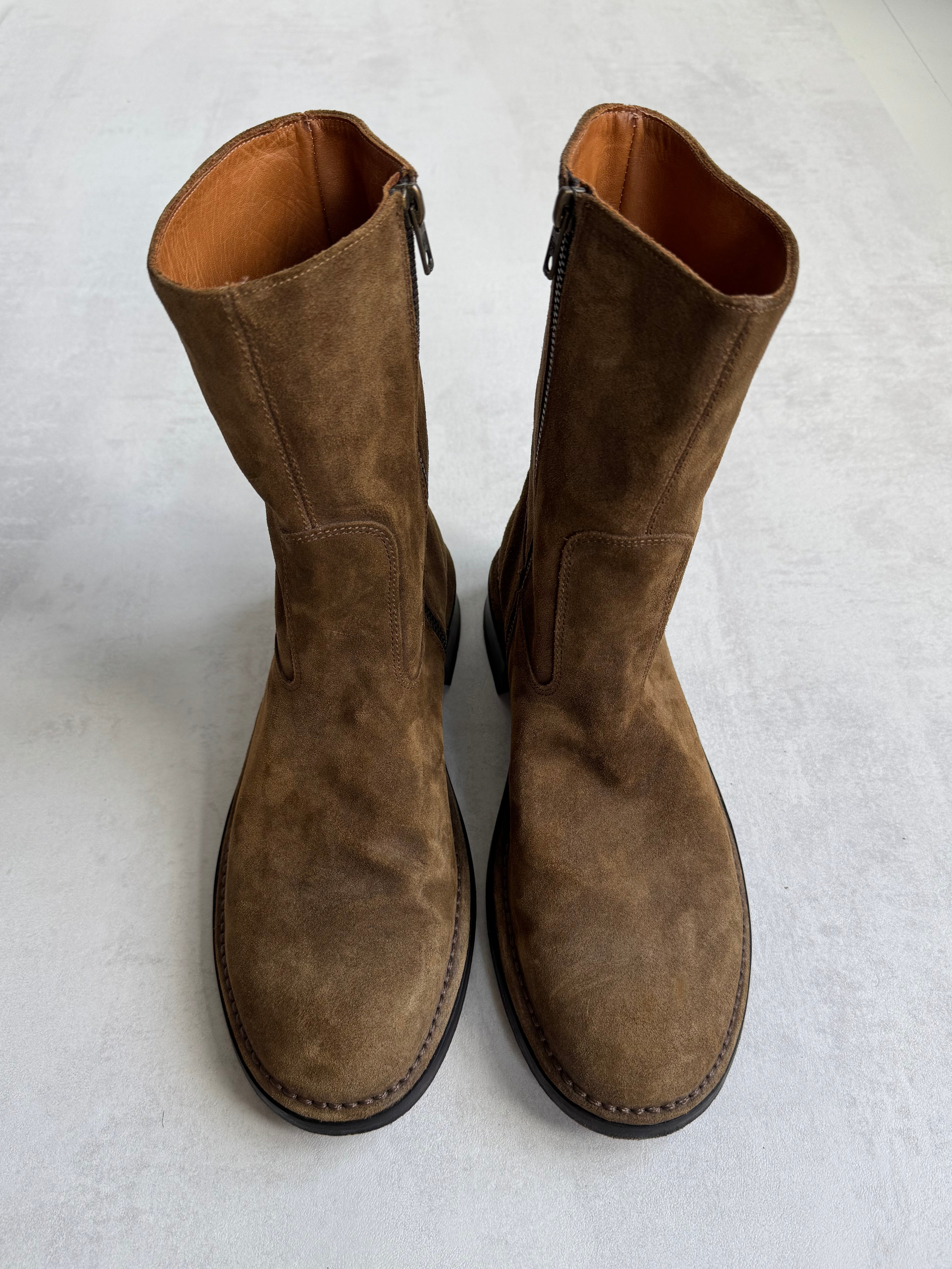 JOHN VARVATOS SUEDE BOOTS