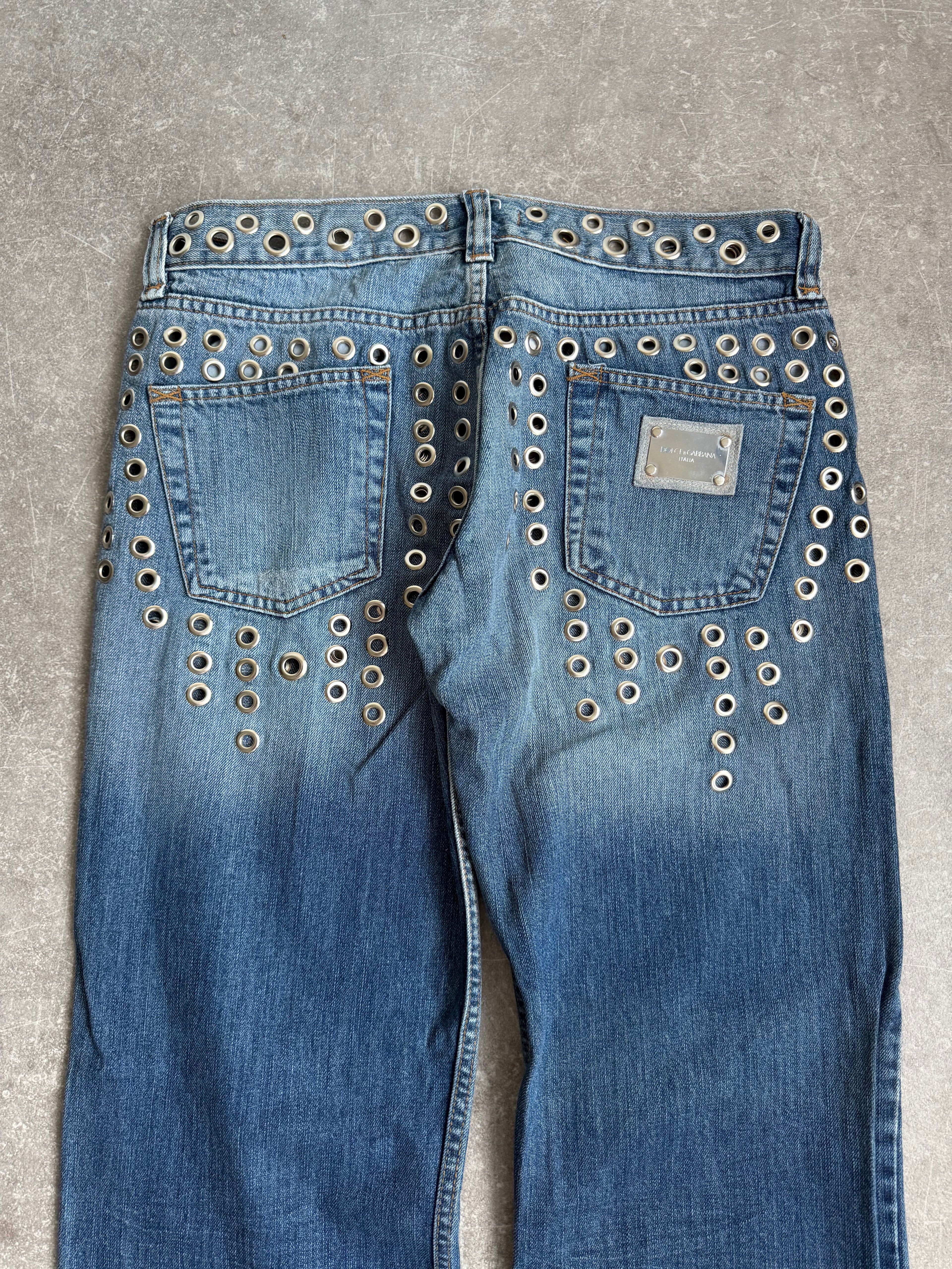 DOLCE GABBANA SS06 EYELET DENIM