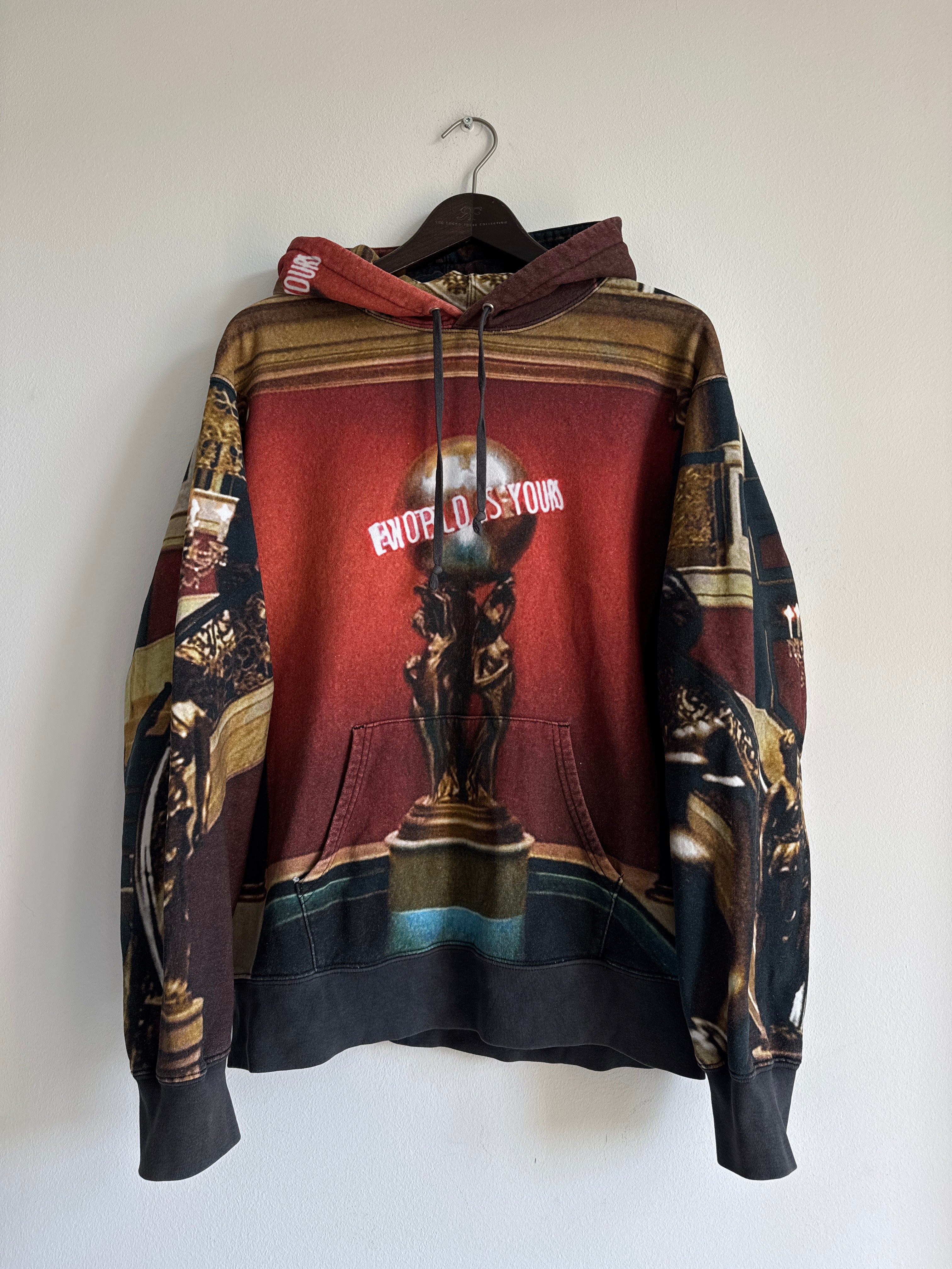 SUPREME SCARFACE „WORLD IS YOURS“ HOODIE FW17
