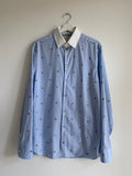 GUCCI EMBROIDERED „BEE“ BUTTON UP SHIRT