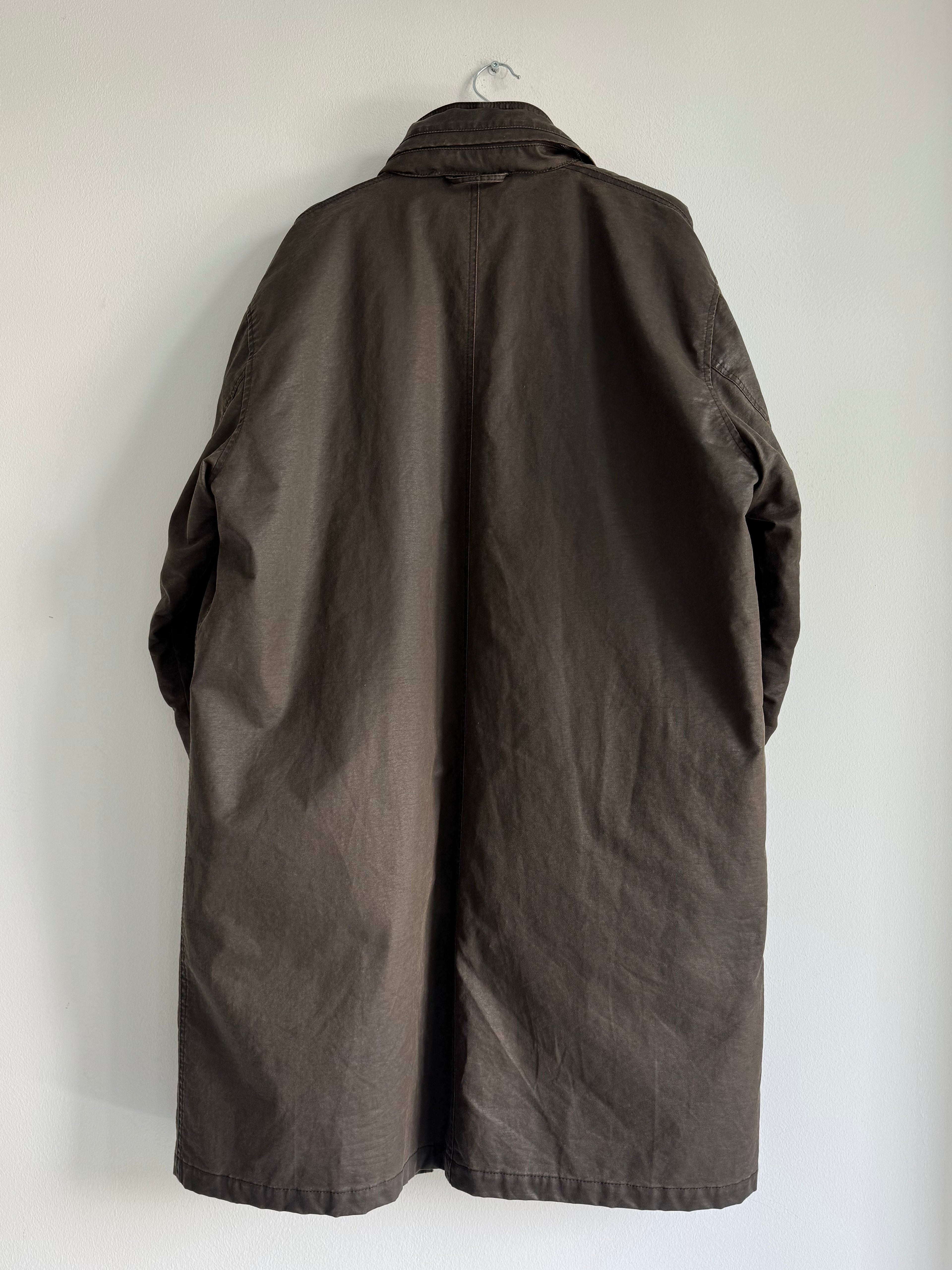 032c WAXED DOUBLE LAYERED COAT