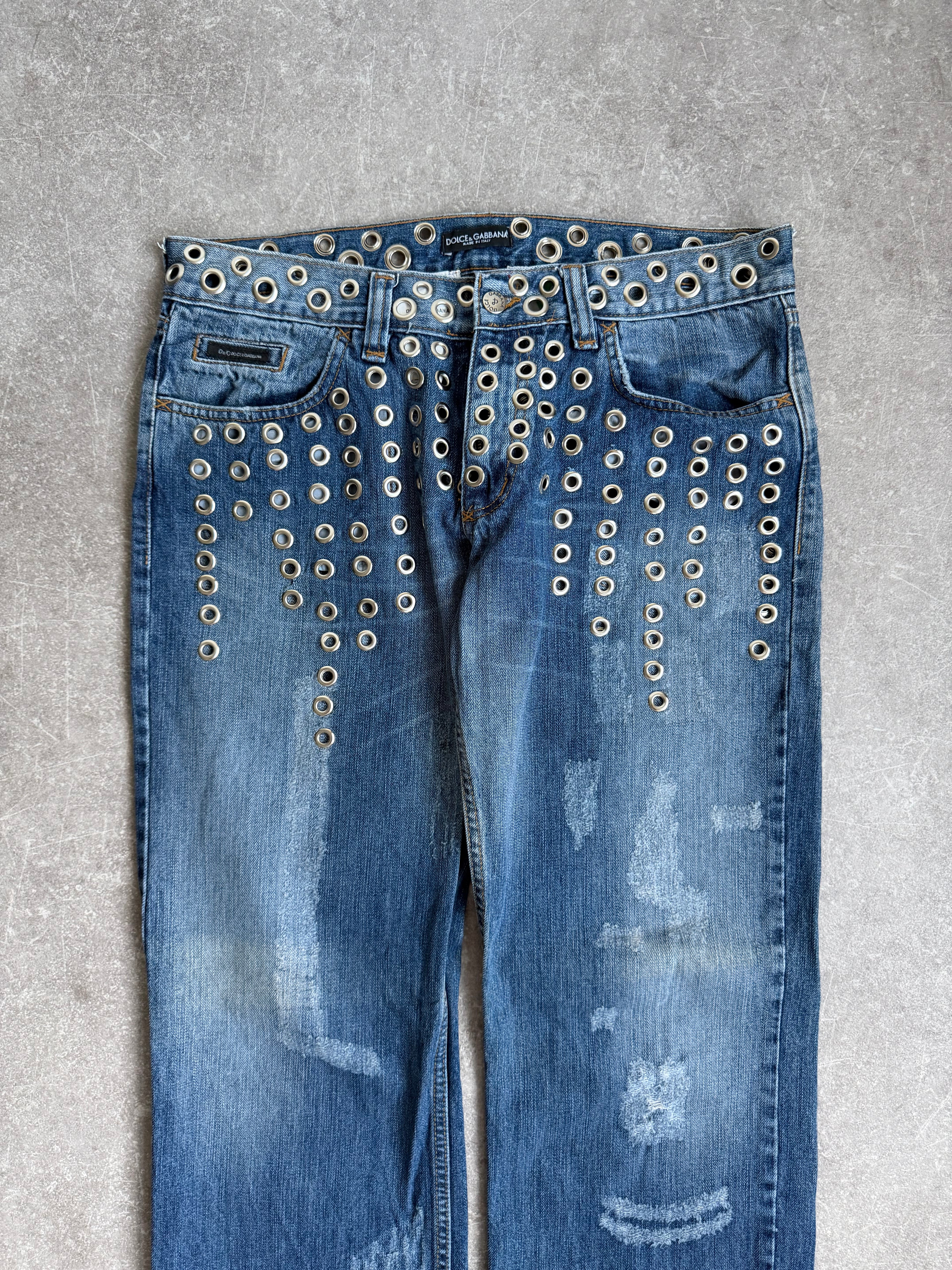DOLCE GABBANA SS06 EYELET DENIM