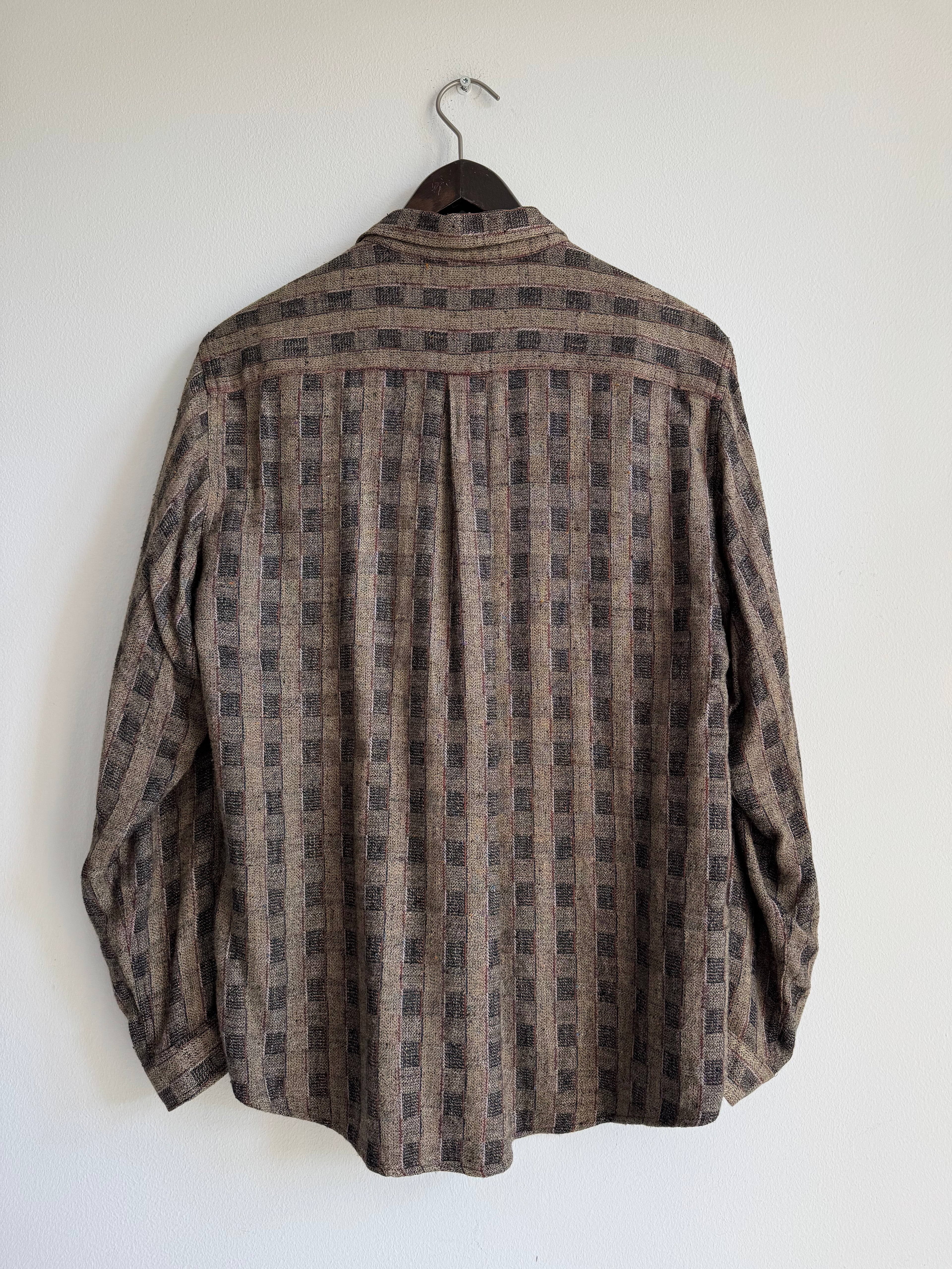 VINTAGE PLAID FLANNEL SHIRT
