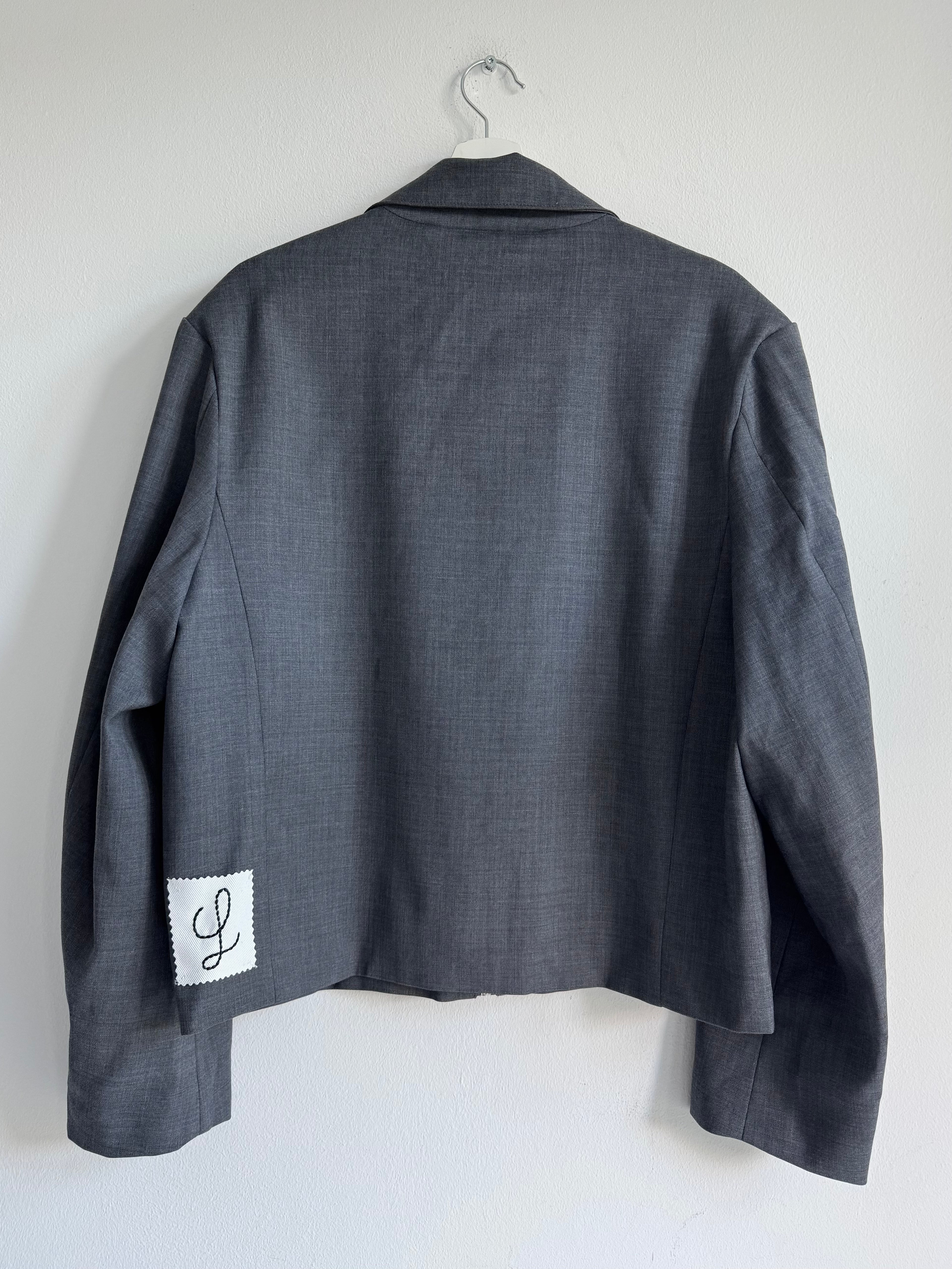 VINTAGE CROPPED TAILORED JACKET