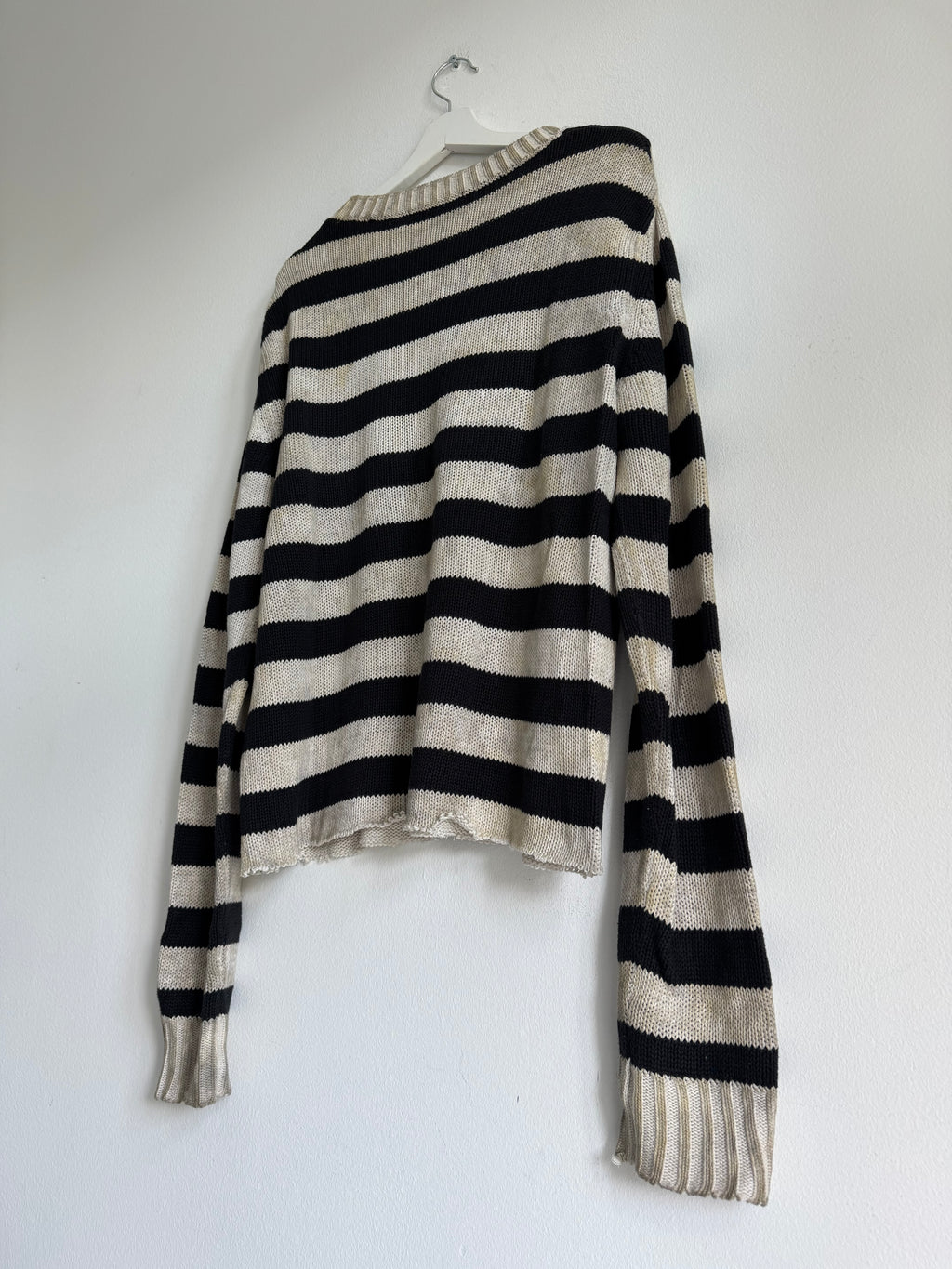 VINTAGE STRIPED KNIT SWEATER