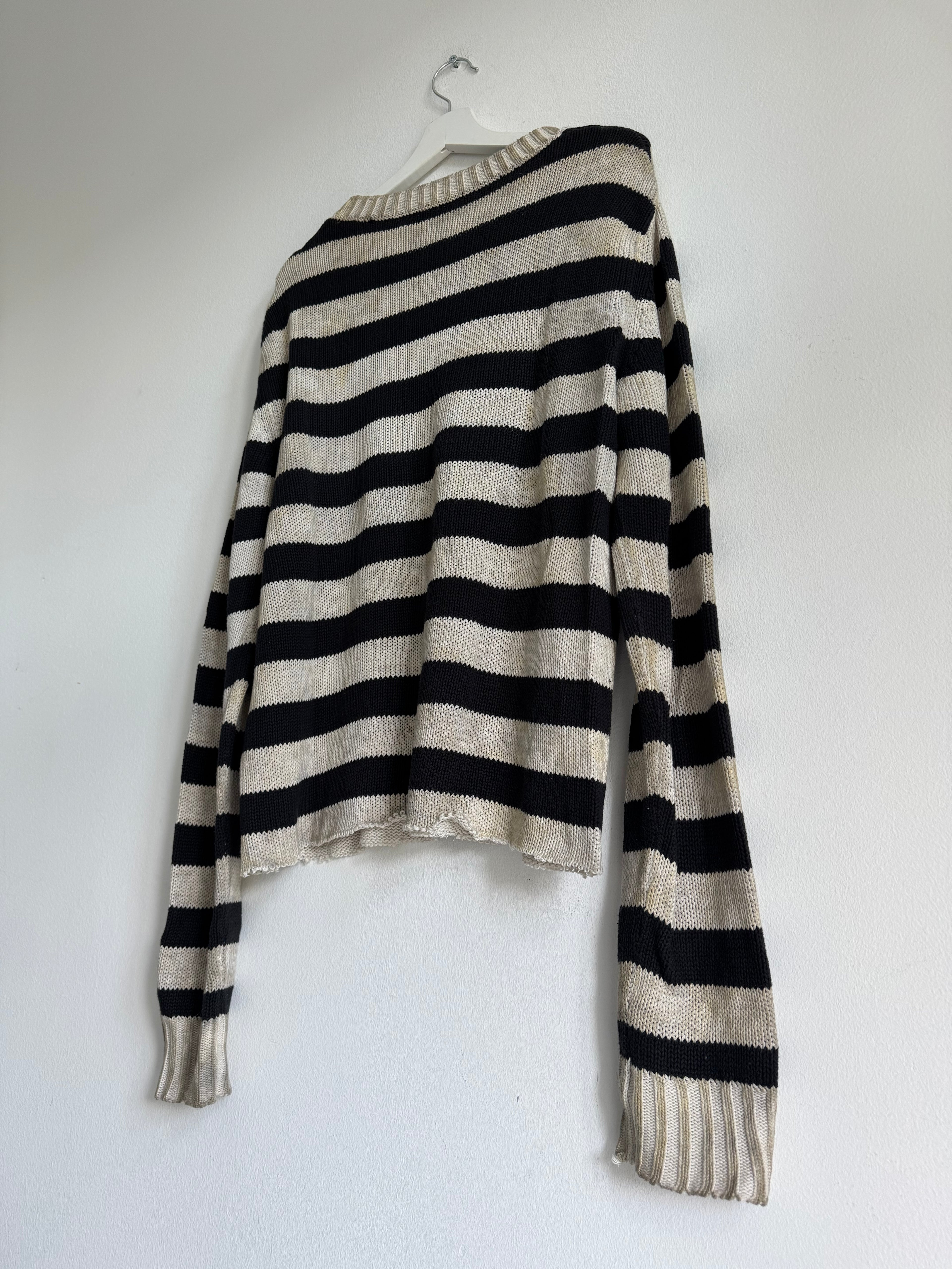 VINTAGE STRIPED KNIT SWEATER