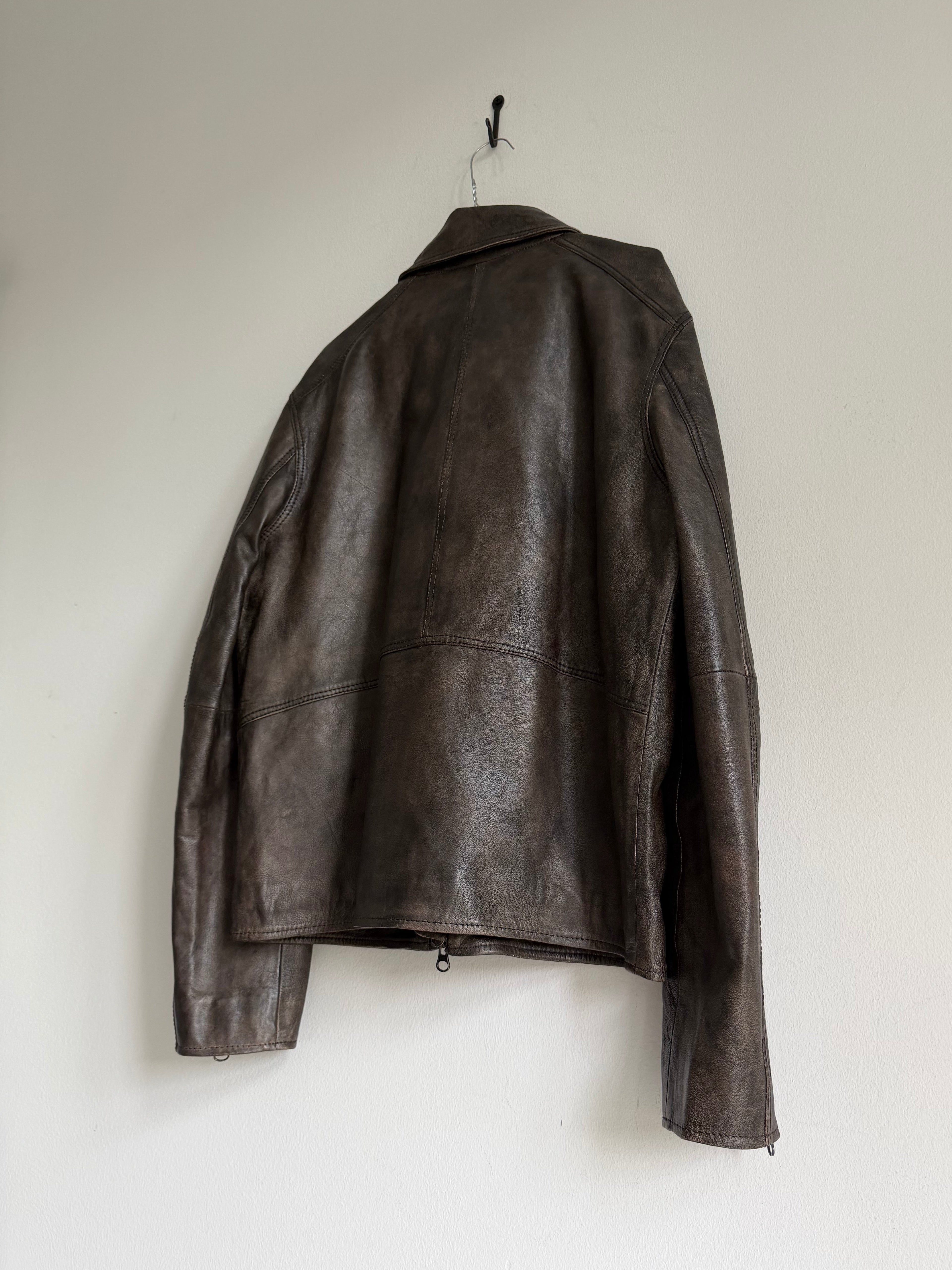 SAMSOE SAMSOE LEATHER JACKET