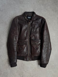 2000s DOLCE & GABBANA LAMBSKIN LEATHER JACKET
