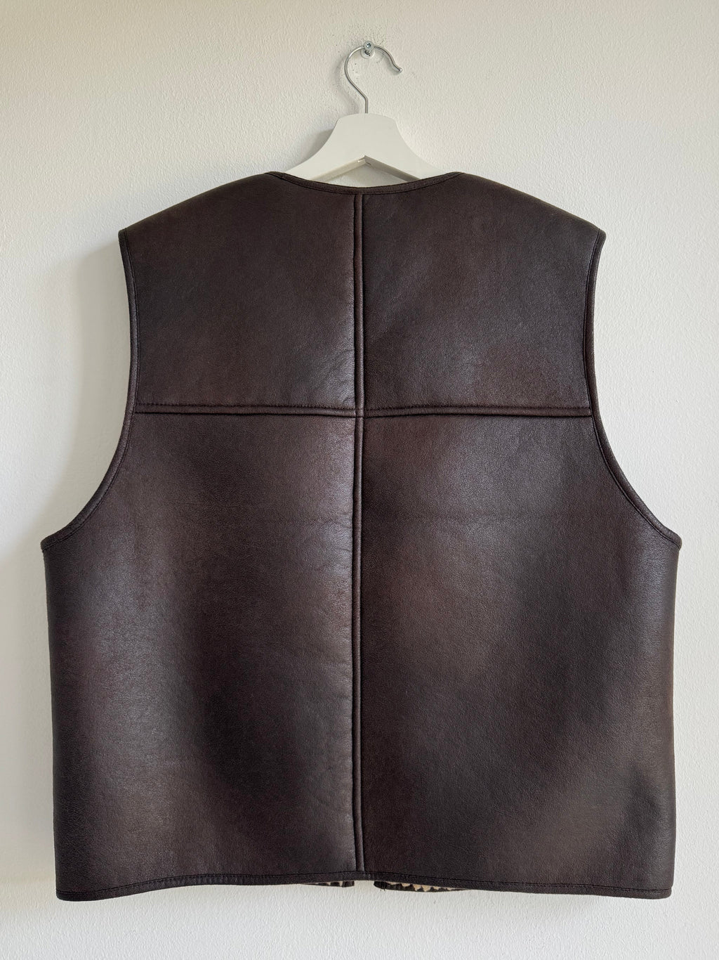 SUPREME REVERSIBLE FAUX SHEARLING VEST