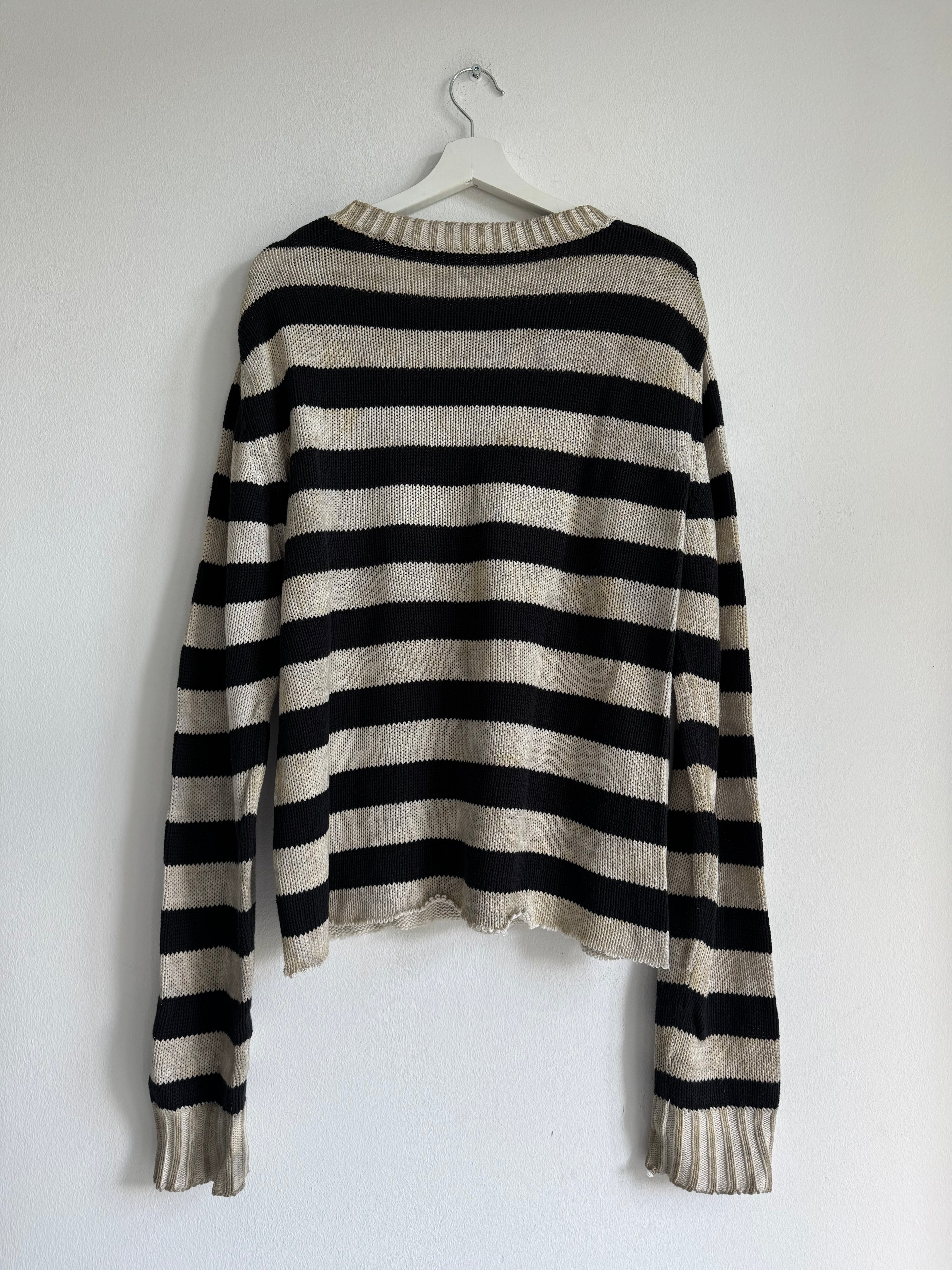 VINTAGE STRIPED KNIT SWEATER