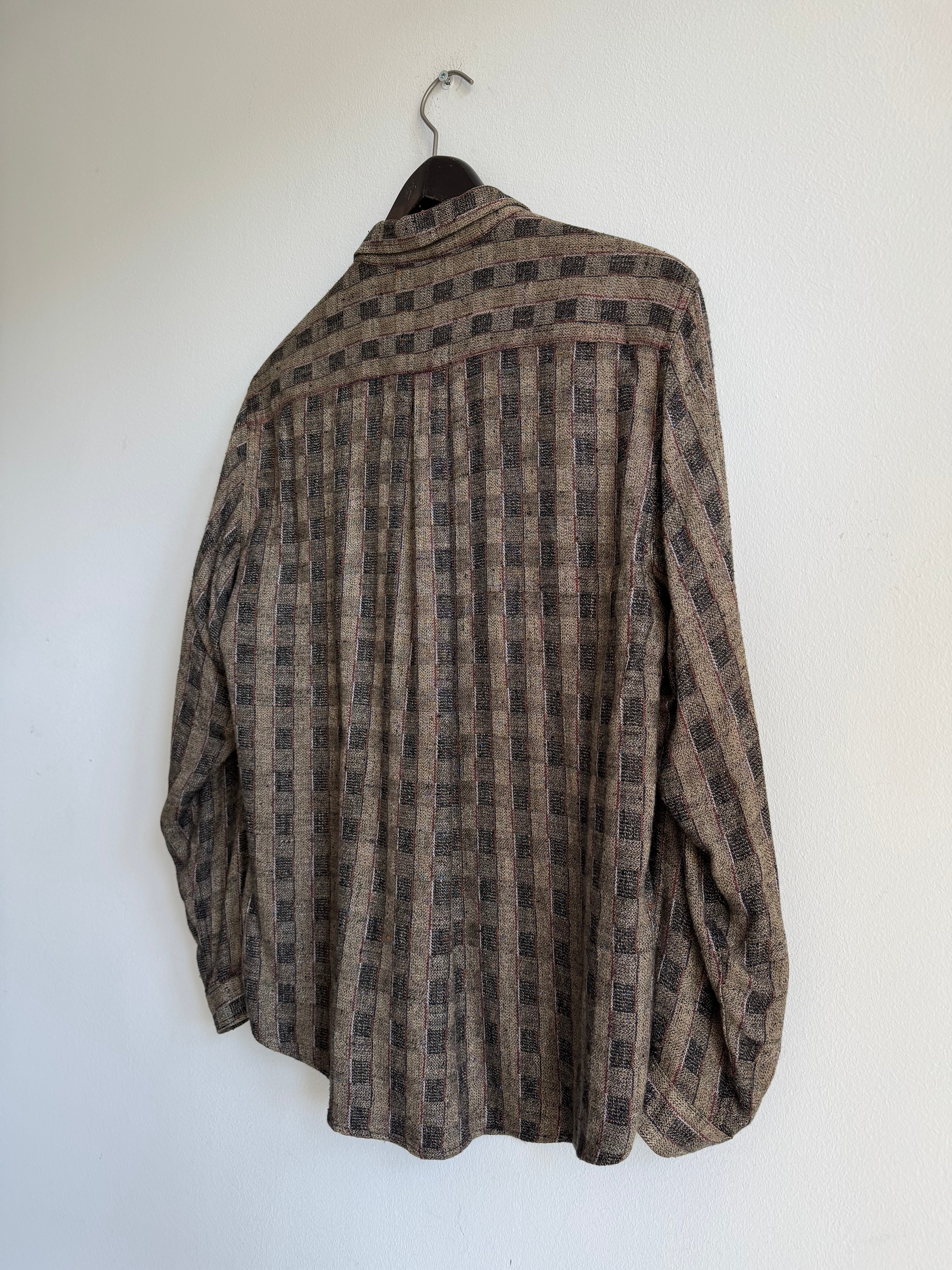 VINTAGE PLAID FLANNEL SHIRT