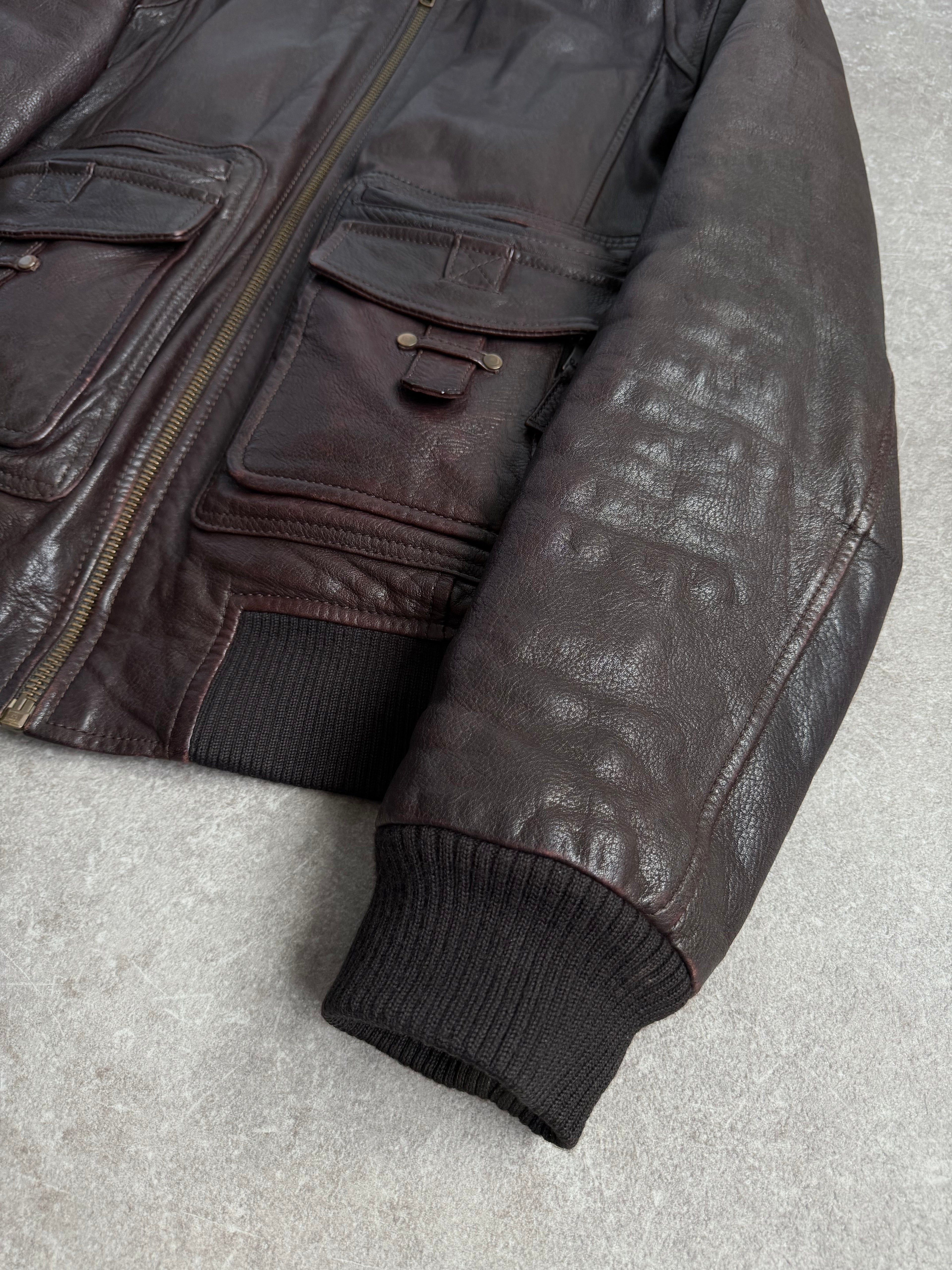 2000s DOLCE & GABBANA LAMBSKIN LEATHER JACKET