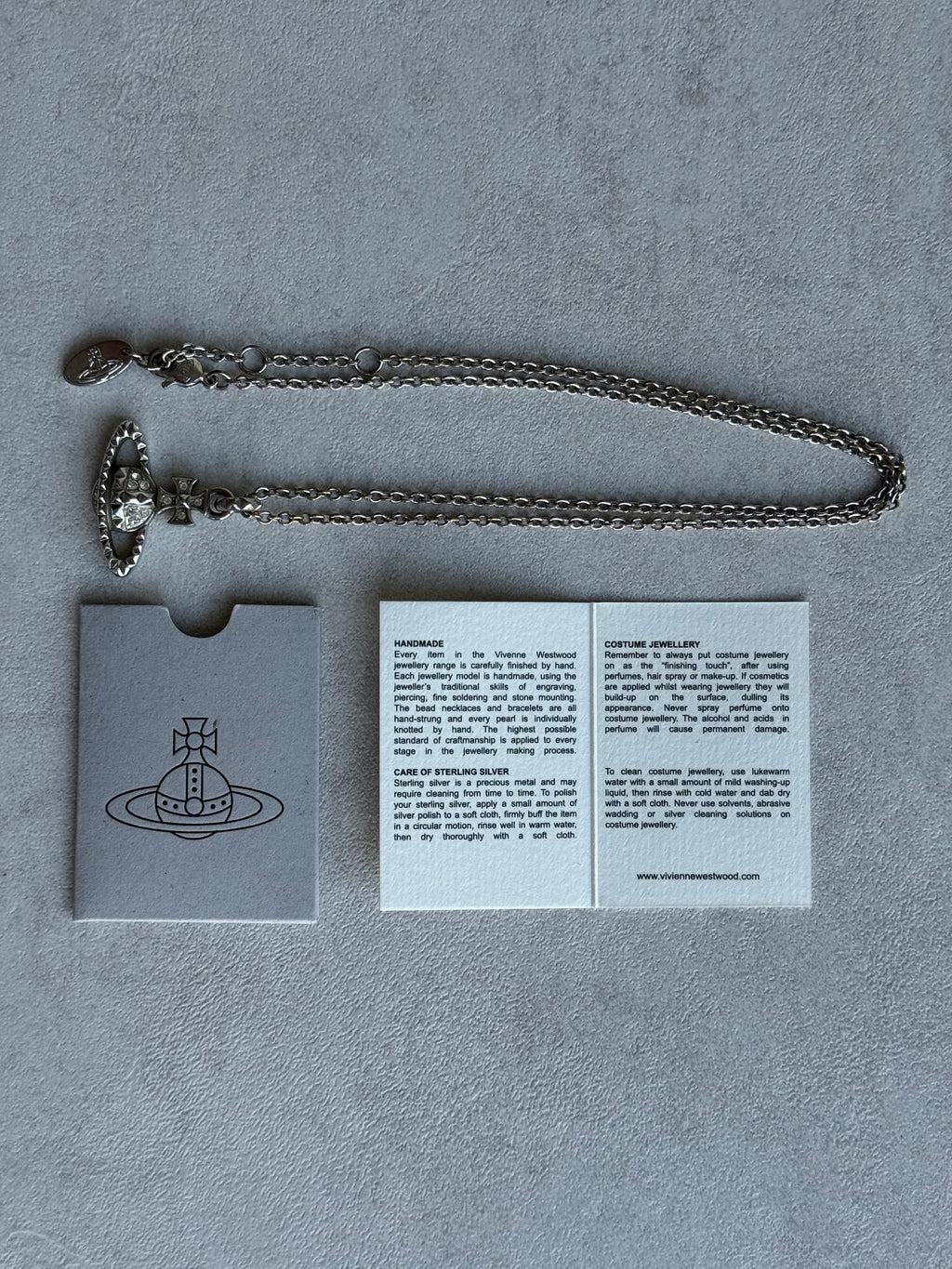 VIVIENNE WESTWOOD MINI RELIEF PENDANT CHAIN