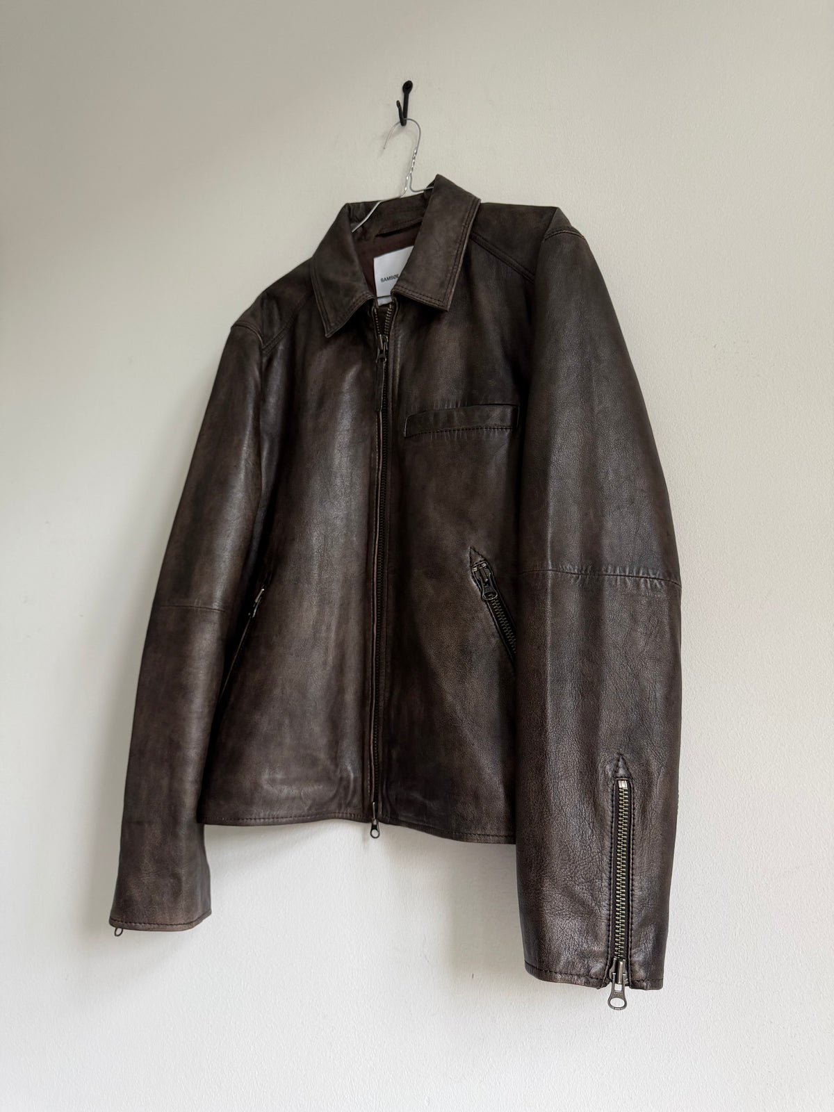 SAMSOE SAMSOE LEATHER JACKET