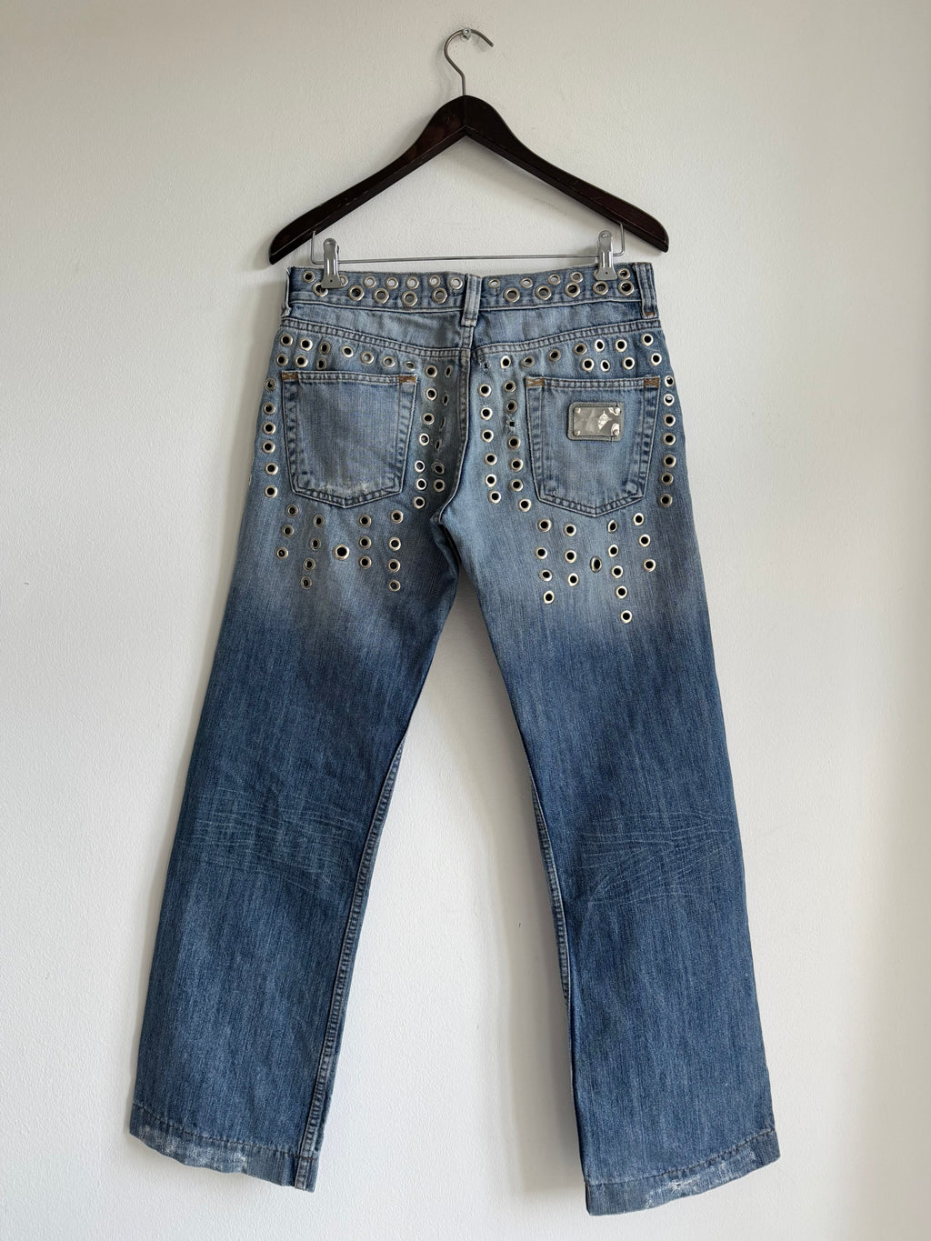 DOLCE & GABBANA SS2006 EYELET DENIM