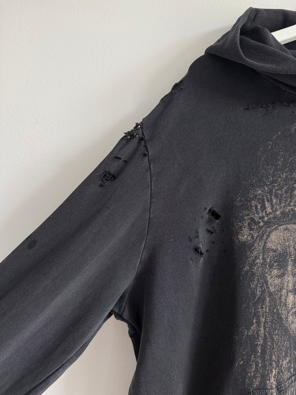 VINTAGE DISTRESSED RL GRAPHIC HOODIE