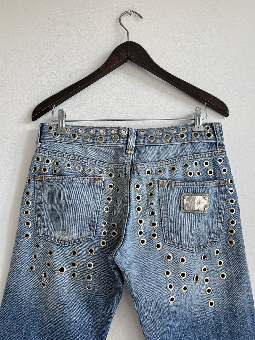 DOLCE & GABBANA SS2006 EYELET DENIM