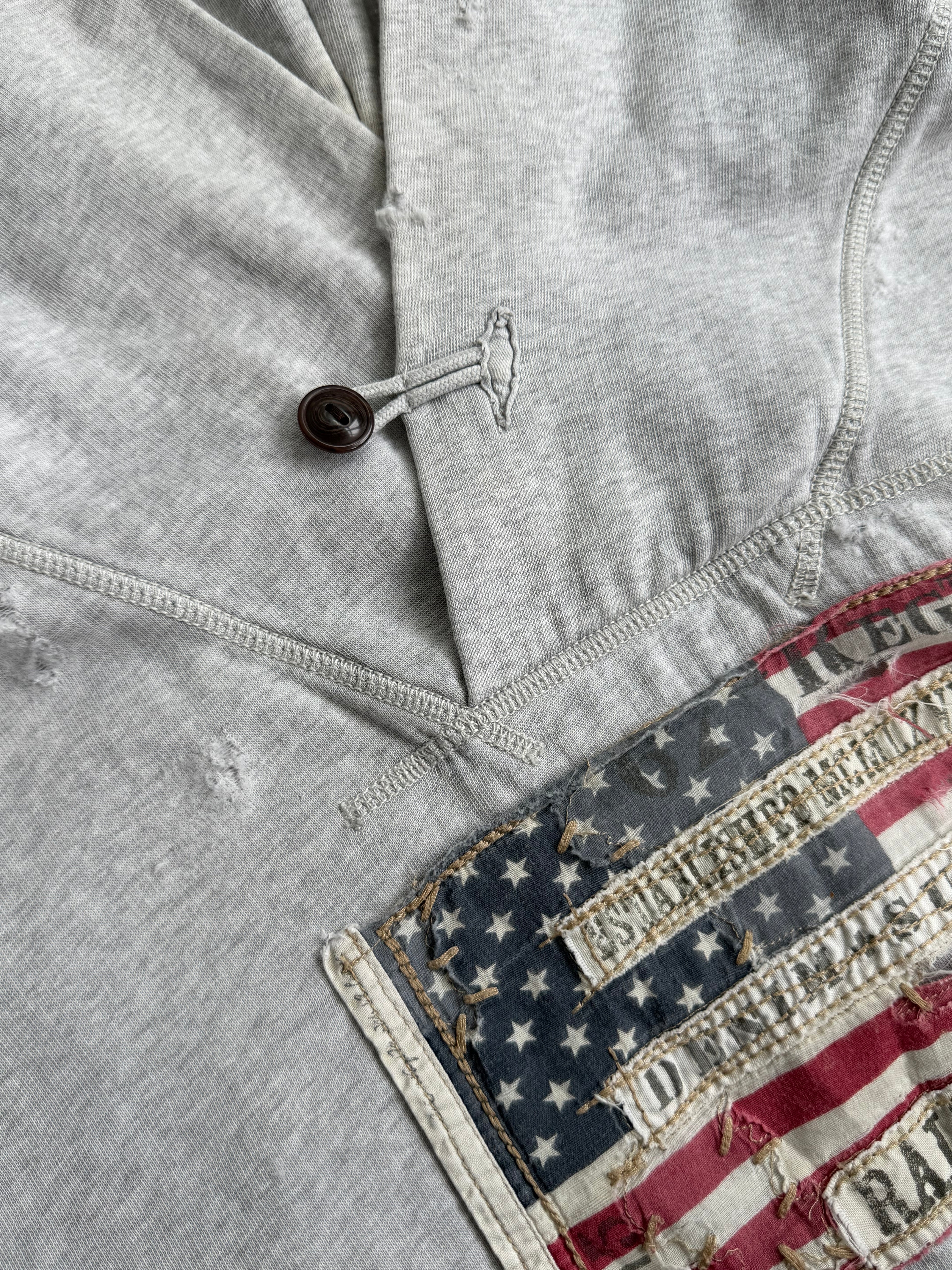 2010s RALPH LAUREN DENIM & SUPPLY USA FLAG HOODIE