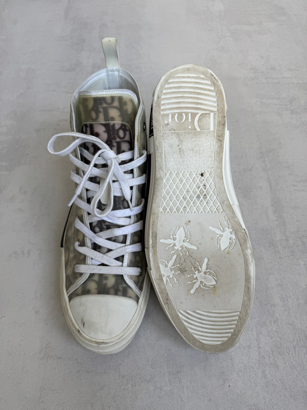 DIOR B23 LEAGUE HIGH TOP SNEAKER