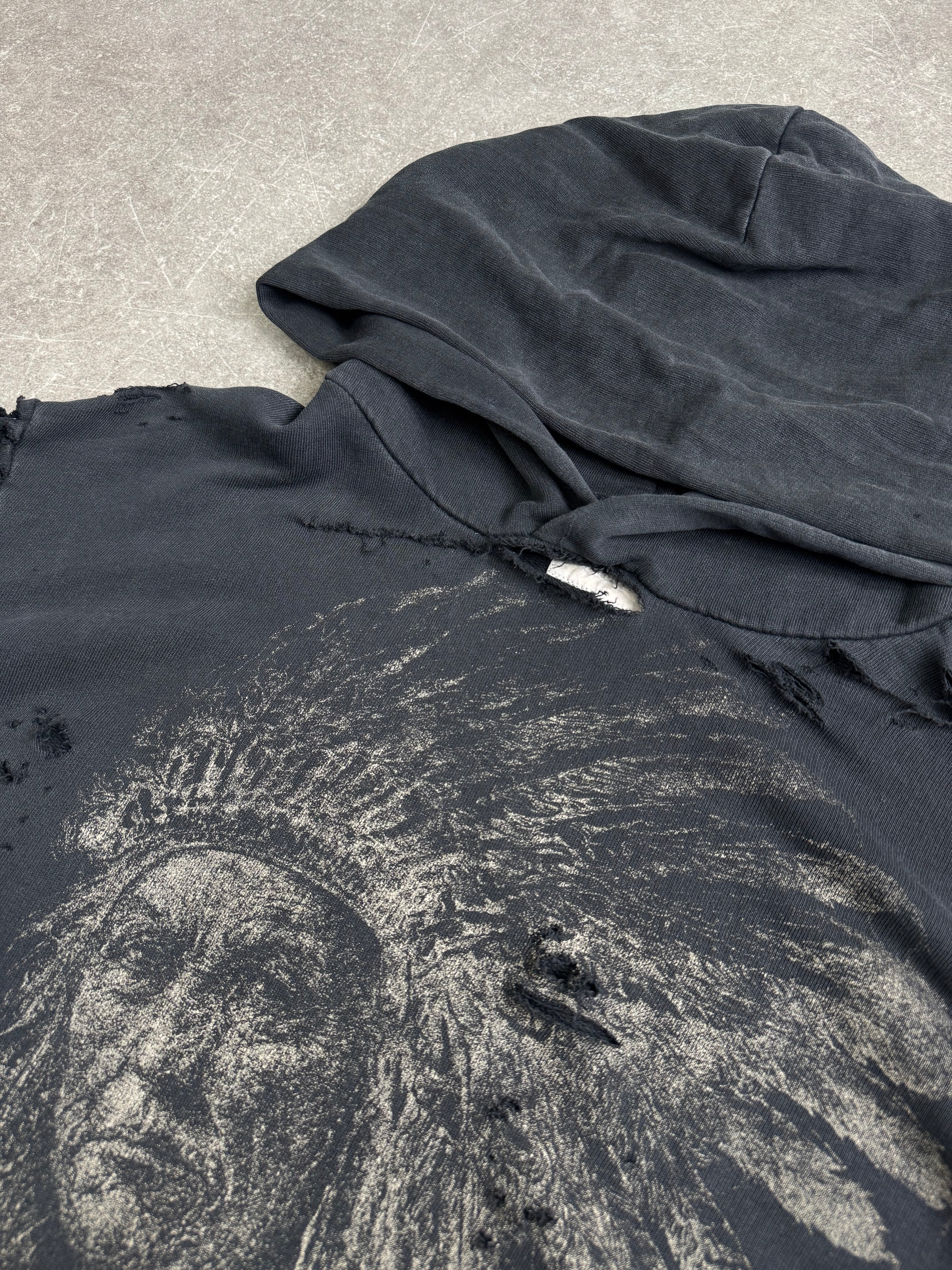 VINTAGE DISTRESSED RL GRAPHIC HOODIE