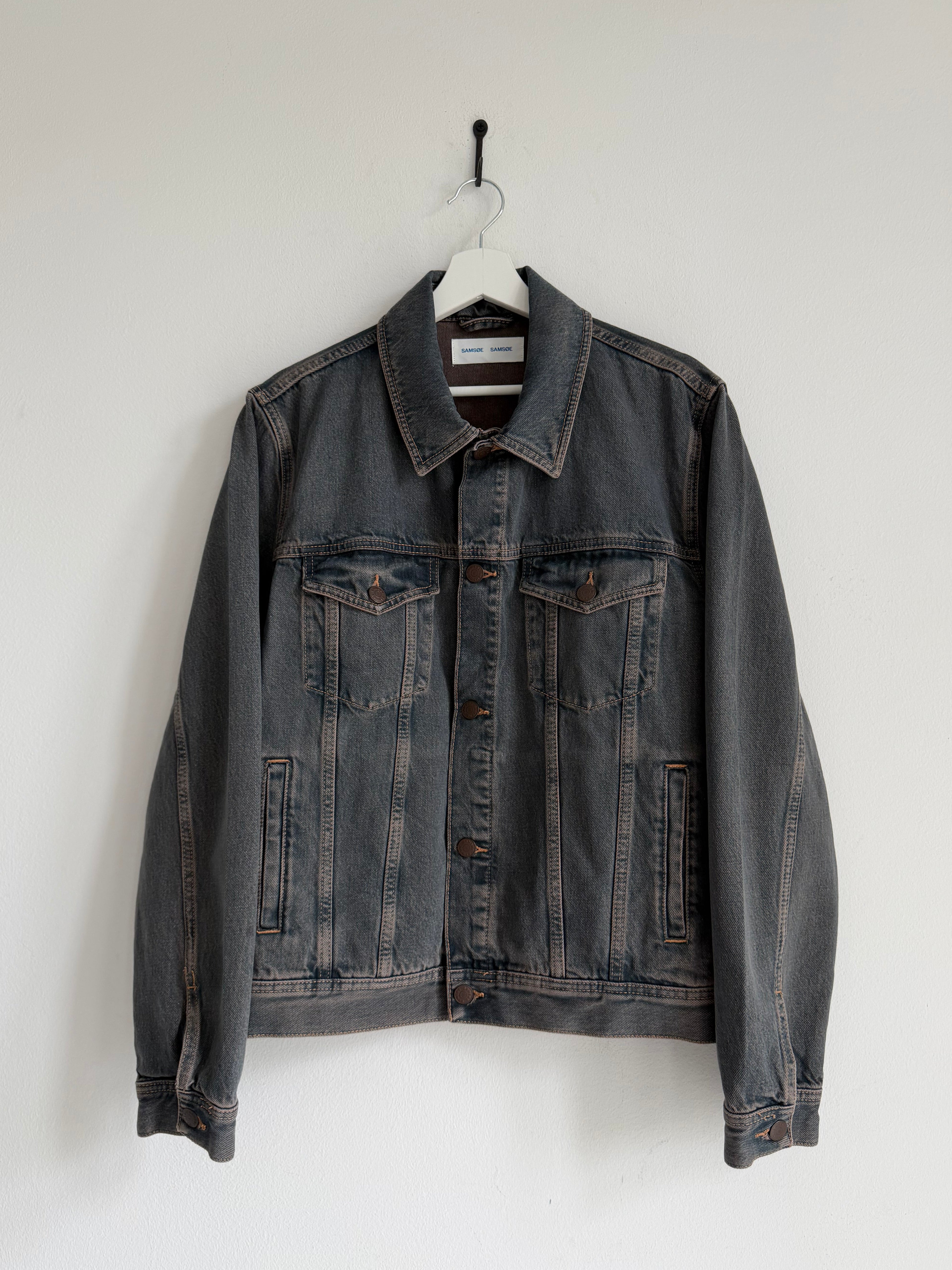SAMSOE SAMSOE WASHED DENIM JACKET