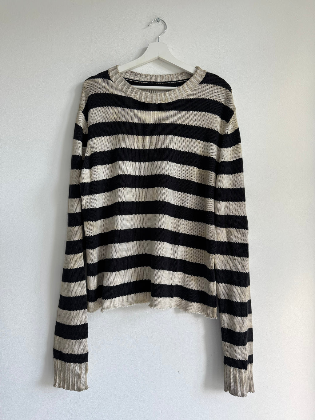 VINTAGE STRIPED KNIT SWEATER