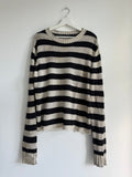 VINTAGE STRIPED KNIT SWEATER