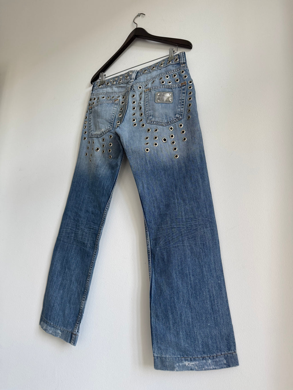 DOLCE & GABBANA SS2006 EYELET DENIM