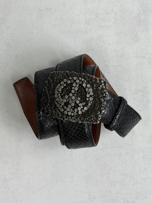 VINTAGE PEACE BUCKLE BELT