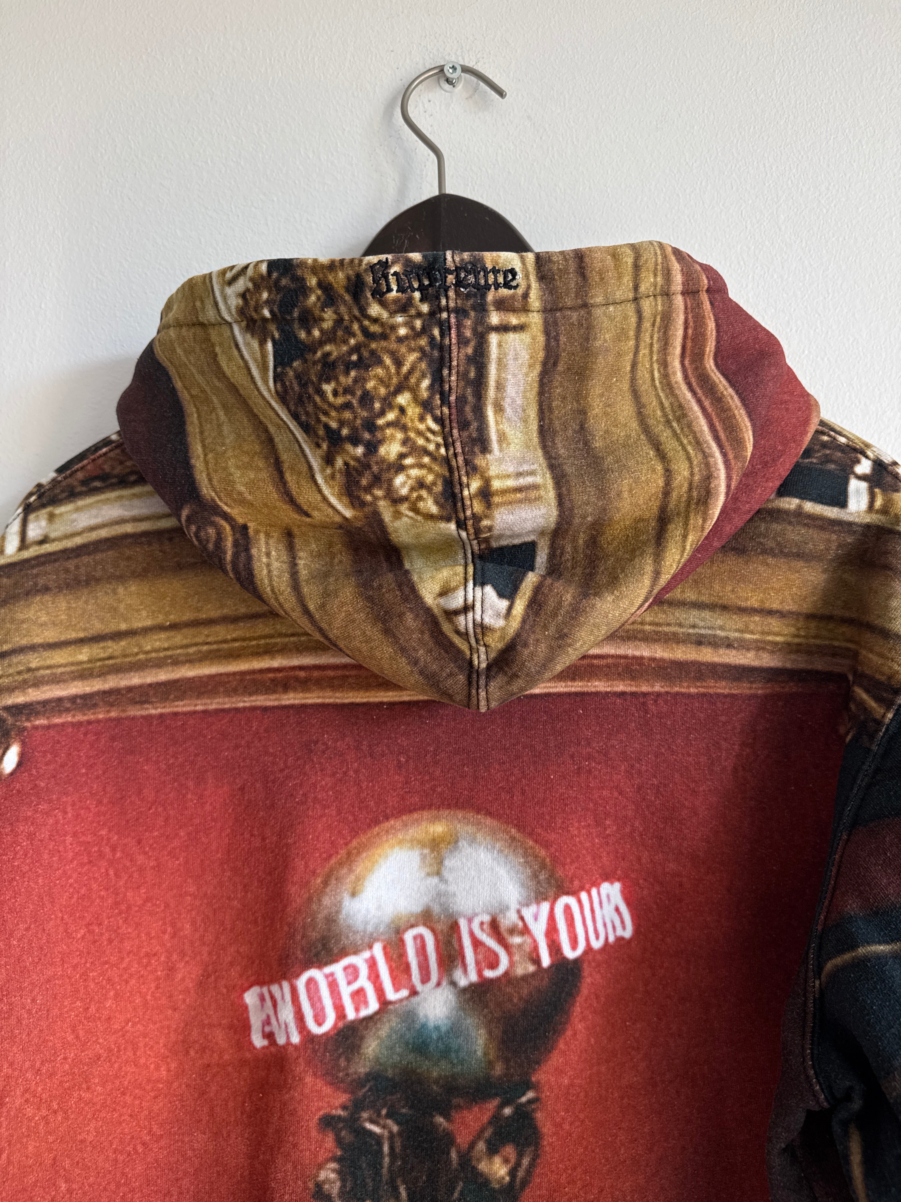 SUPREME SCARFACE „WORLD IS YOURS“ HOODIE FW17