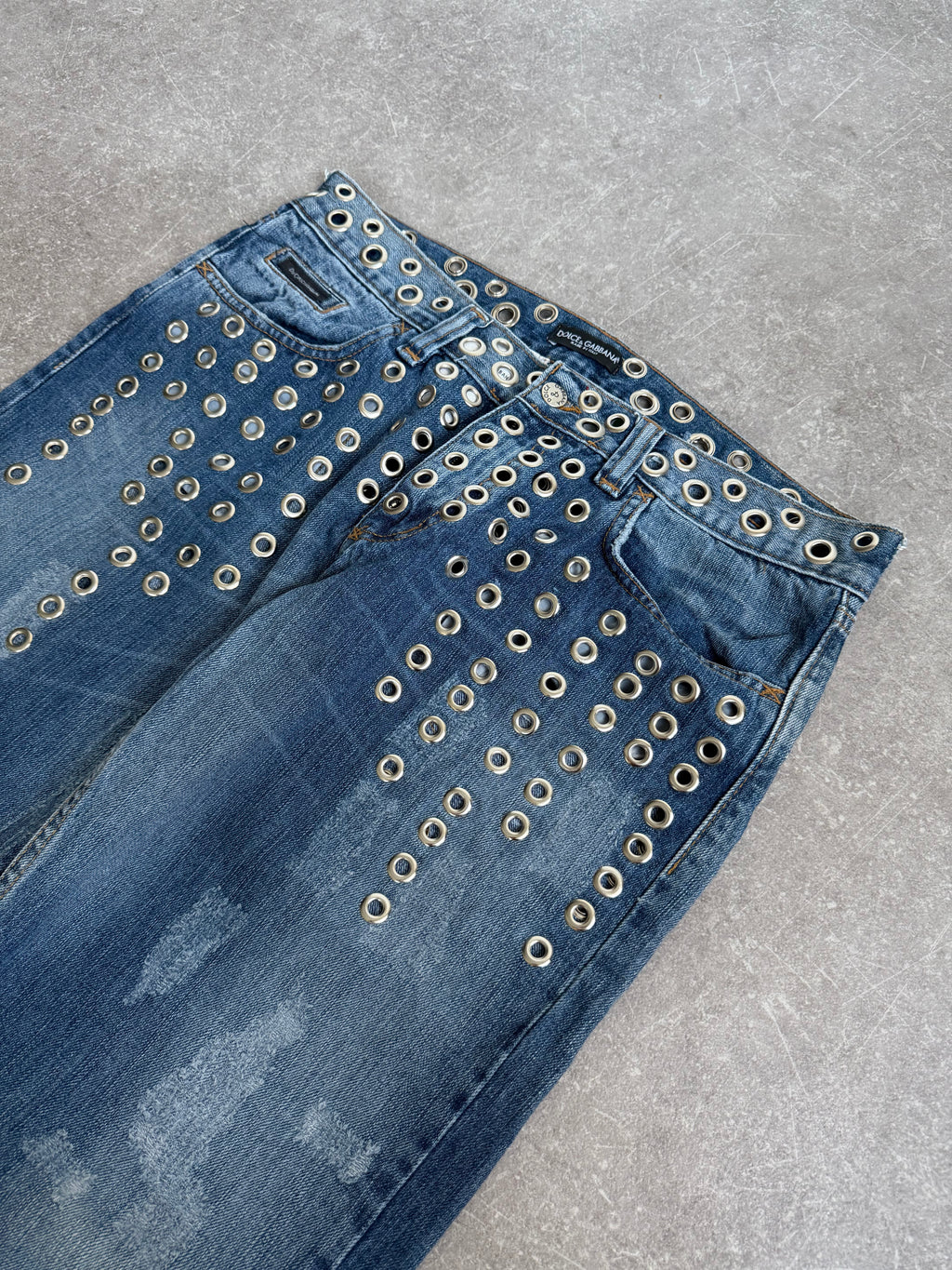 DOLCE GABBANA SS06 EYELET DENIM
