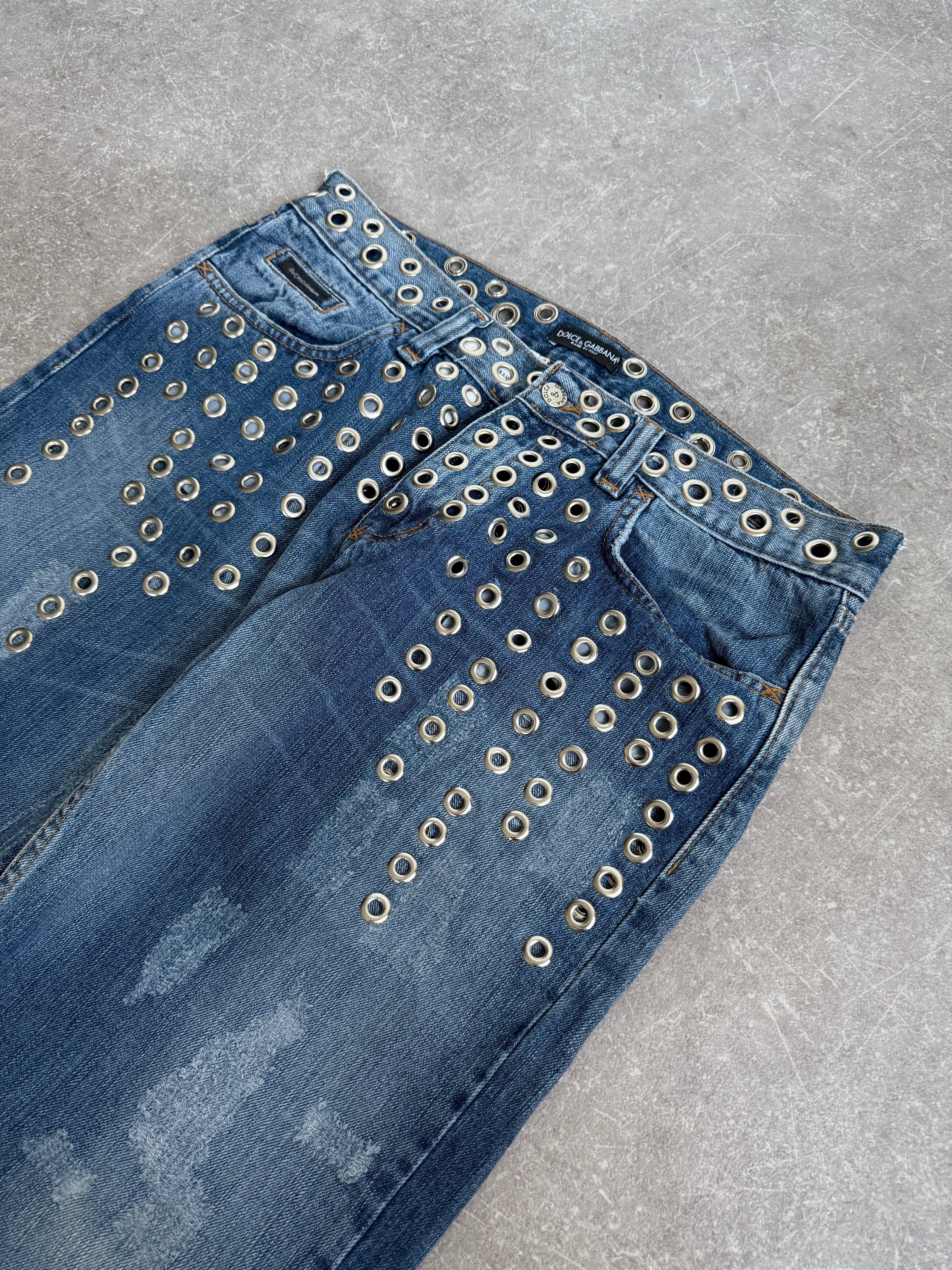 DOLCE GABBANA SS06 EYELET DENIM